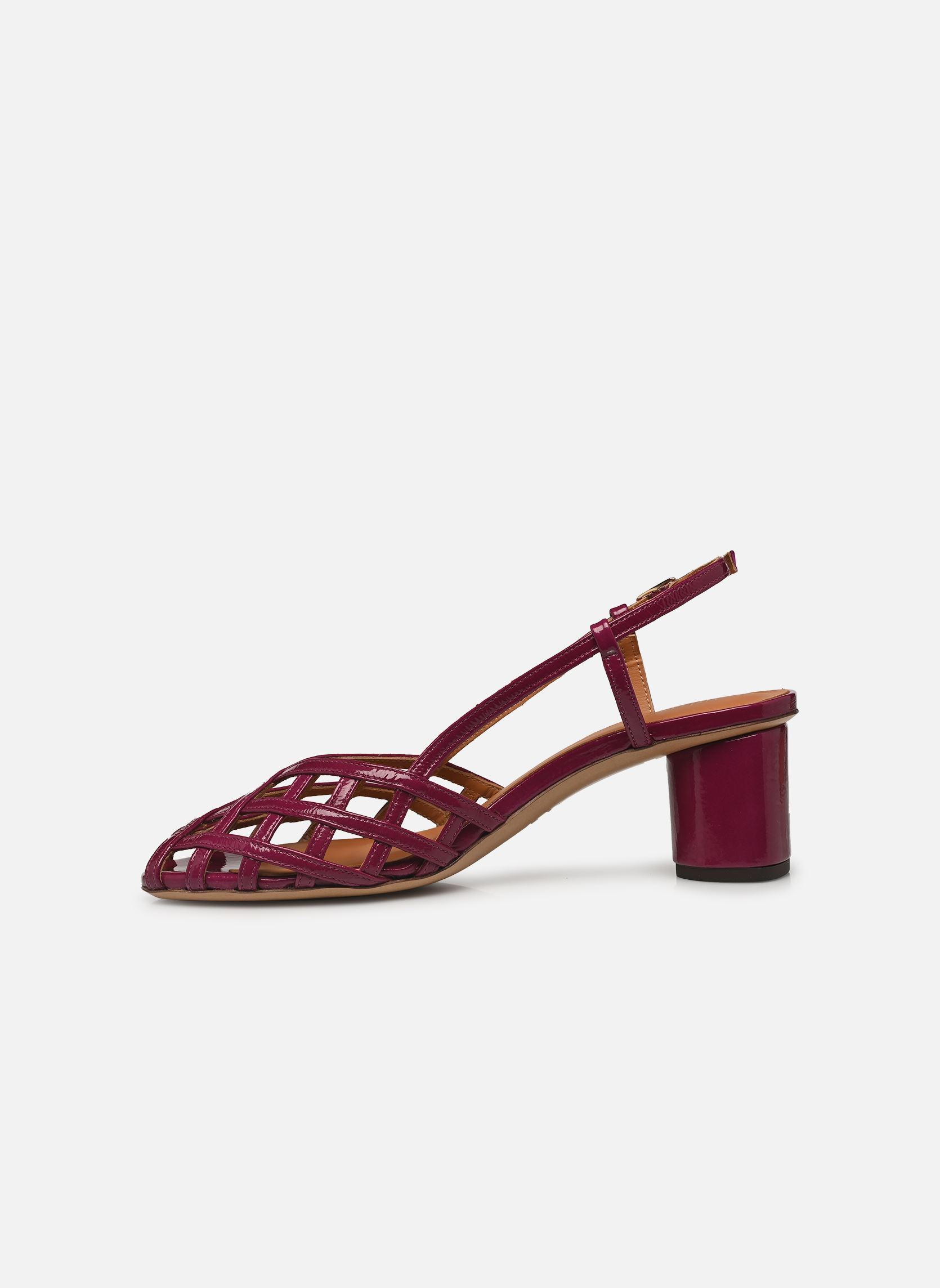 Sandales Sandales n°455 - Cuir vernis - Prune femme violet Rivecour Sandales Sandales n°455 - Cuir vernis - Prune femme violet PRUNE