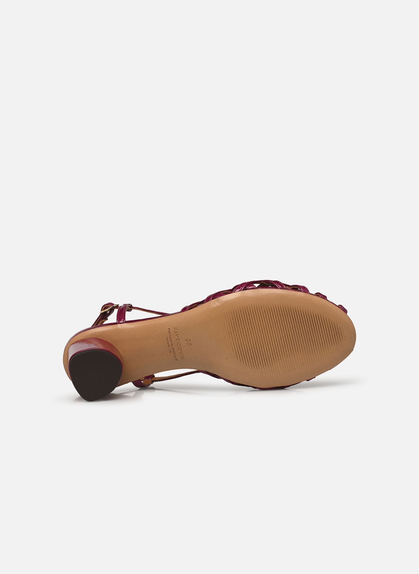 Sandales Sandales n°455 - Cuir vernis - Prune femme violet Rivecour Sandales Sandales n°455 - Cuir vernis - Prune femme violet PRUNE