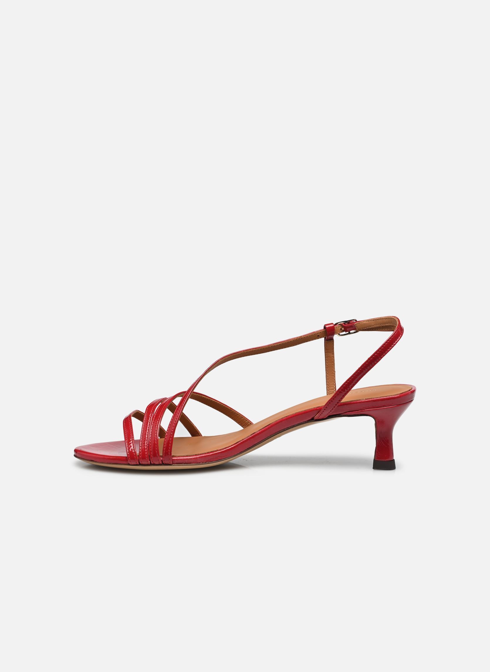 Sandales Sandales n°464 - Cuir vernis - Rouge femme rouge Rivecour Sandales Sandales n°464 - Cuir vernis - Rouge femme rouge ROUGE