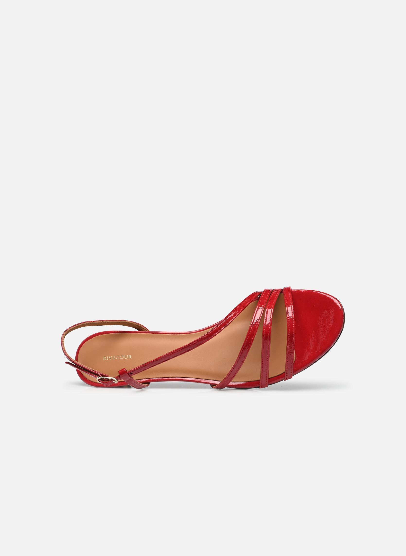 Sandales Sandales n°464 - Cuir vernis - Rouge femme rouge Rivecour Sandales Sandales n°464 - Cuir vernis - Rouge femme rouge ROUGE