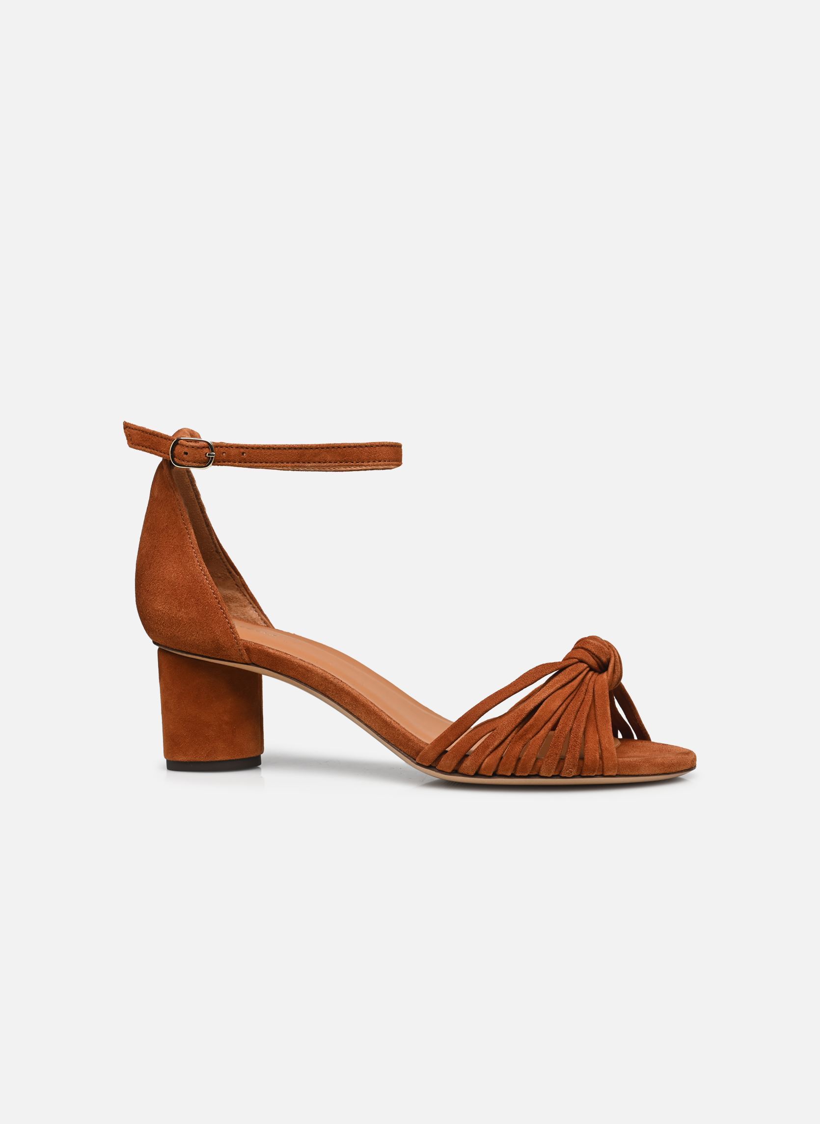 Sandalen Sandales n°478 - Suede - Cognac damen braun Rivecour Sandalen Sandales n°478 - Suede - Cognac damen braun COGNAC
