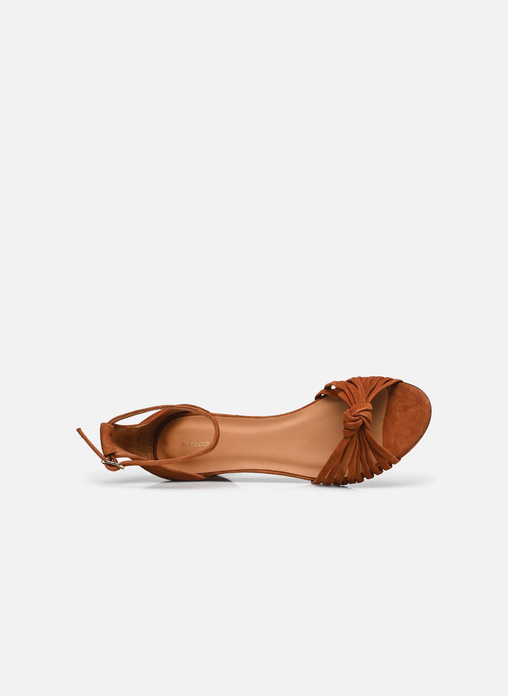 Sandalen Sandales n°478 - Suede - Cognac damen braun Rivecour Sandalen Sandales n°478 - Suede - Cognac damen braun COGNAC