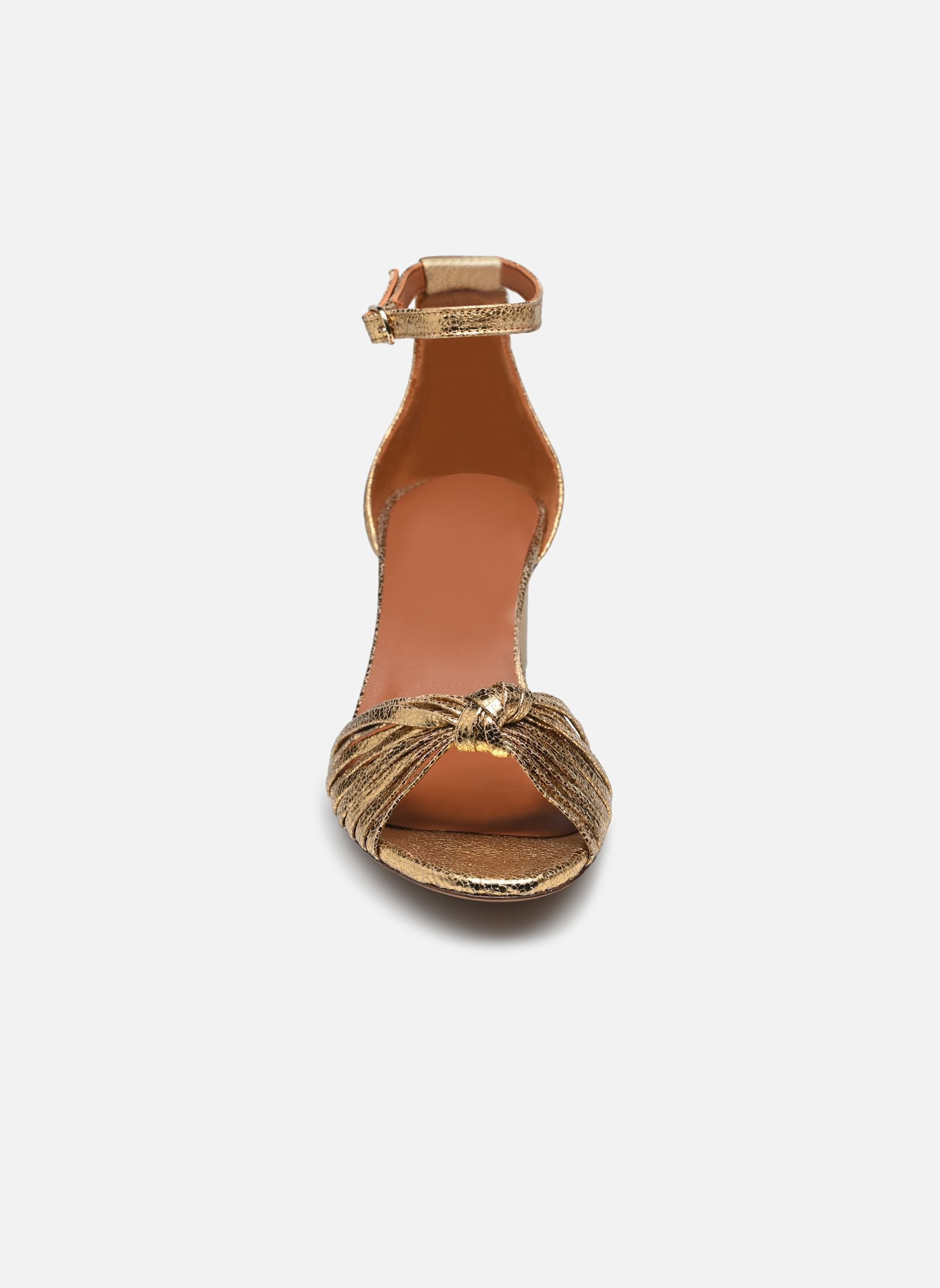 Sandalias Sandales n°478 - Cuir laminé - Doré mujer oro y bronce Rivecour Sandalias Sandales n°478 - Cuir laminé - Doré mujer oro y bronce DORÉ