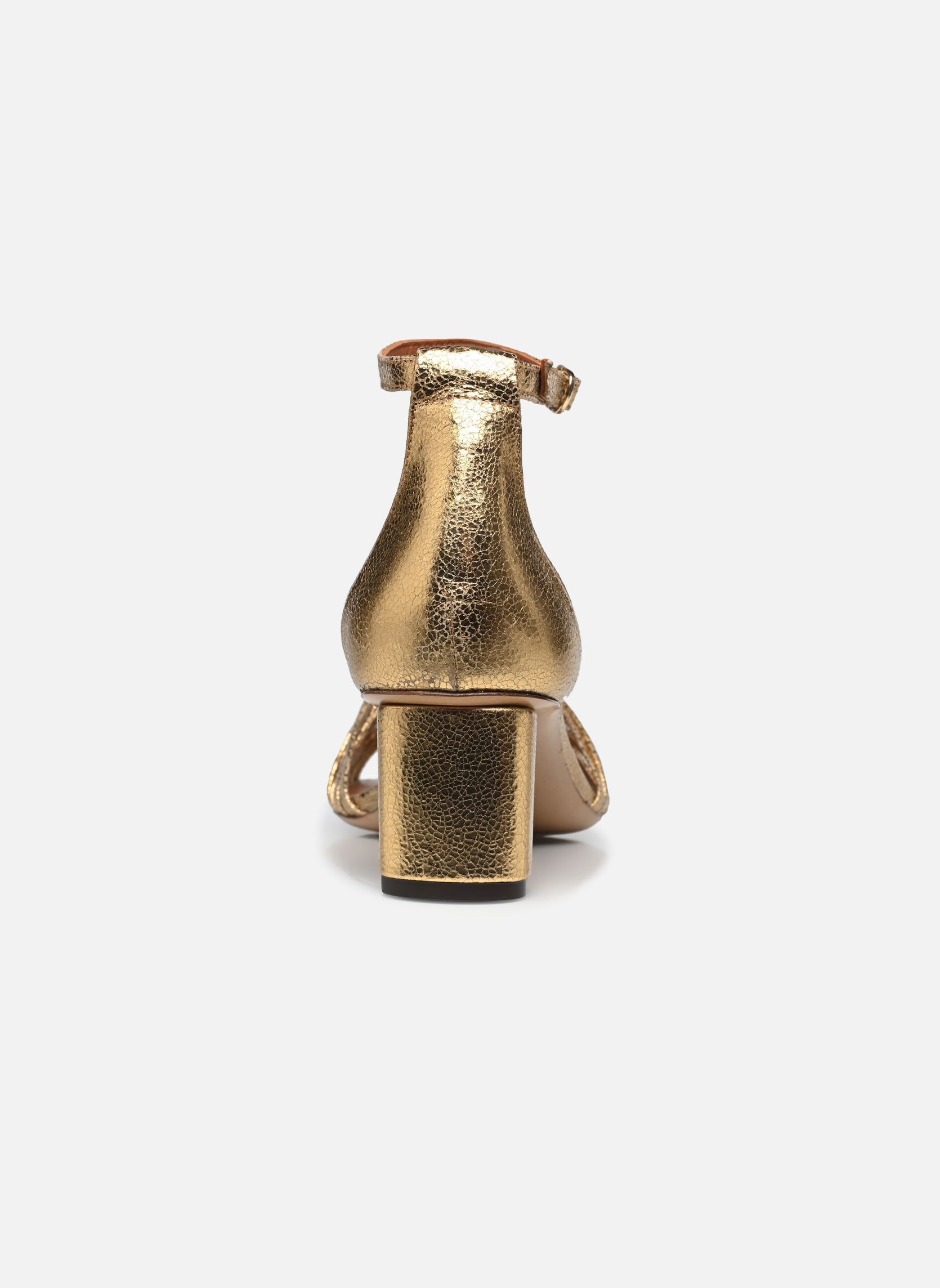 Sandalias Sandales n°478 - Cuir laminé - Doré mujer oro y bronce Rivecour Sandalias Sandales n°478 - Cuir laminé - Doré mujer oro y bronce DORÉ