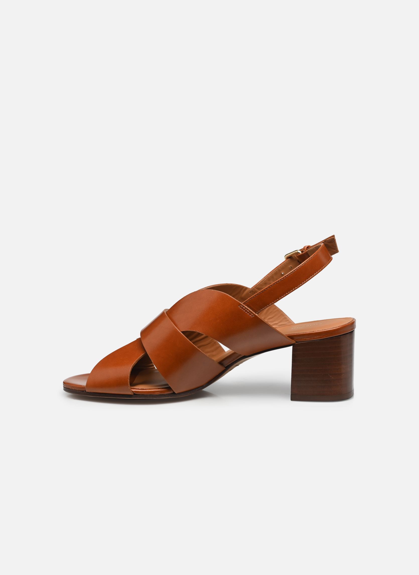 Sandalen Sandales n°551 - Cuir - Cognac dames bruin Rivecour Sandalen Sandales n°551 - Cuir - Cognac dames bruin COGNAC