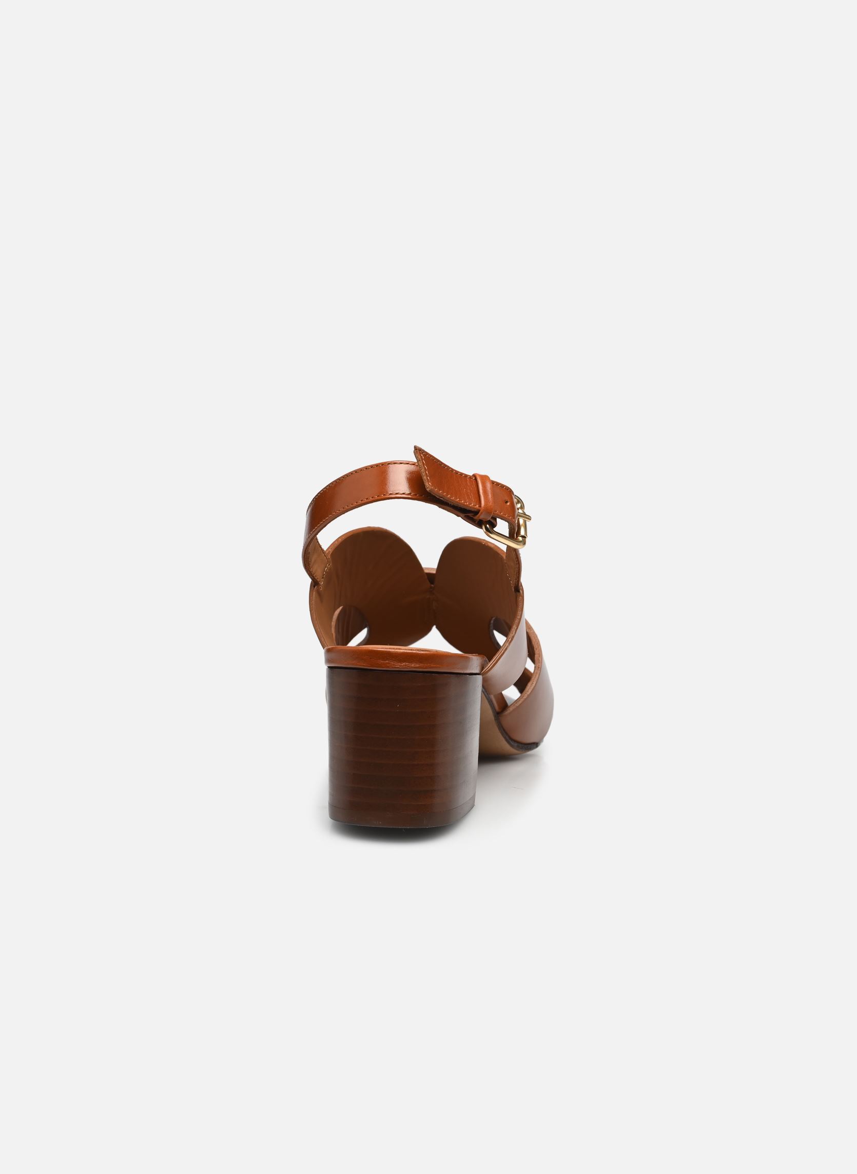 Sandalen Sandales n°551 - Cuir - Cognac dames bruin Rivecour Sandalen Sandales n°551 - Cuir - Cognac dames bruin COGNAC