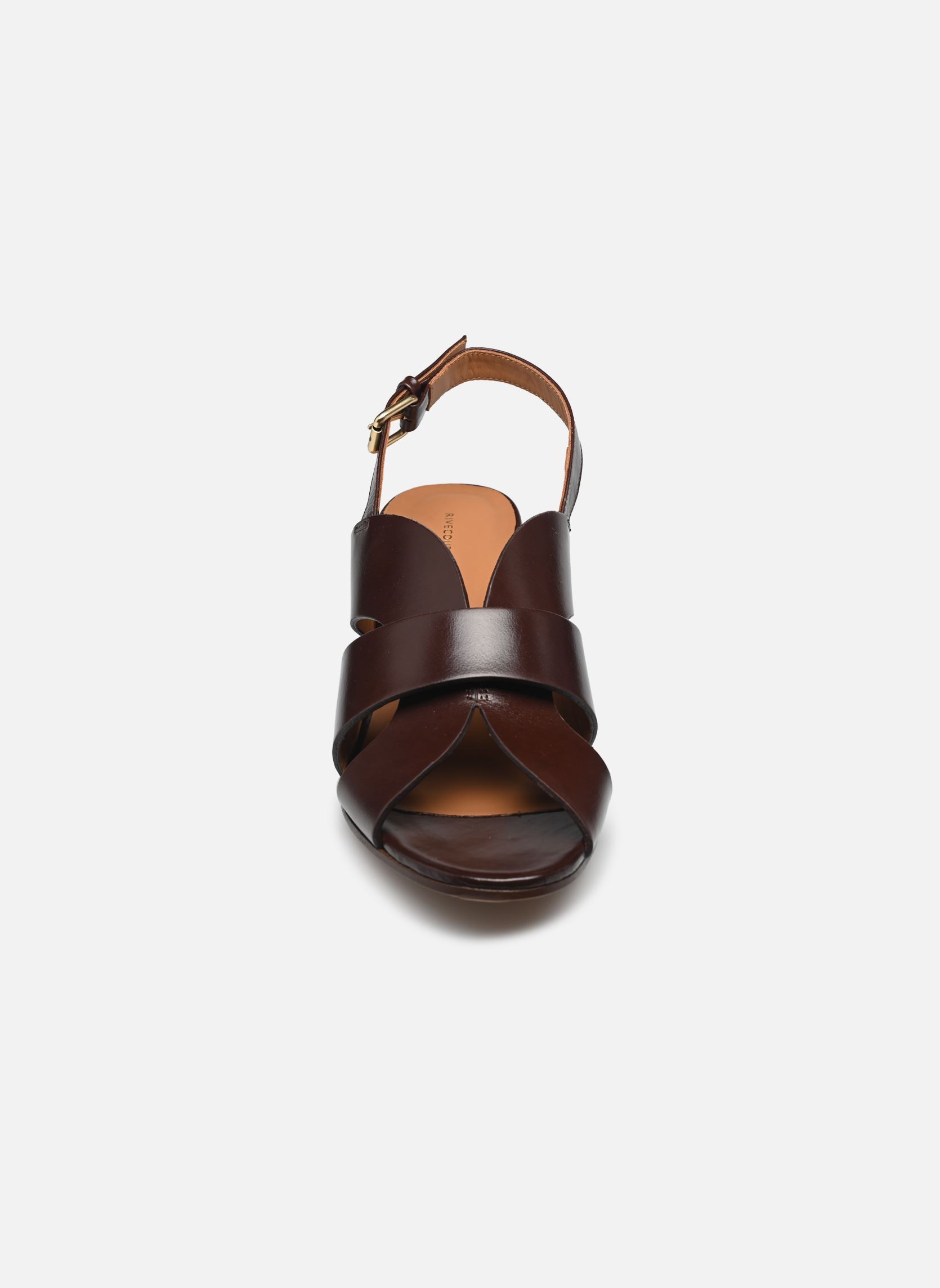 Sandales Sandales n°551 - Cuir - Ebène femme marron Rivecour Sandales Sandales n°551 - Cuir - Ebène femme marron EBÈNE