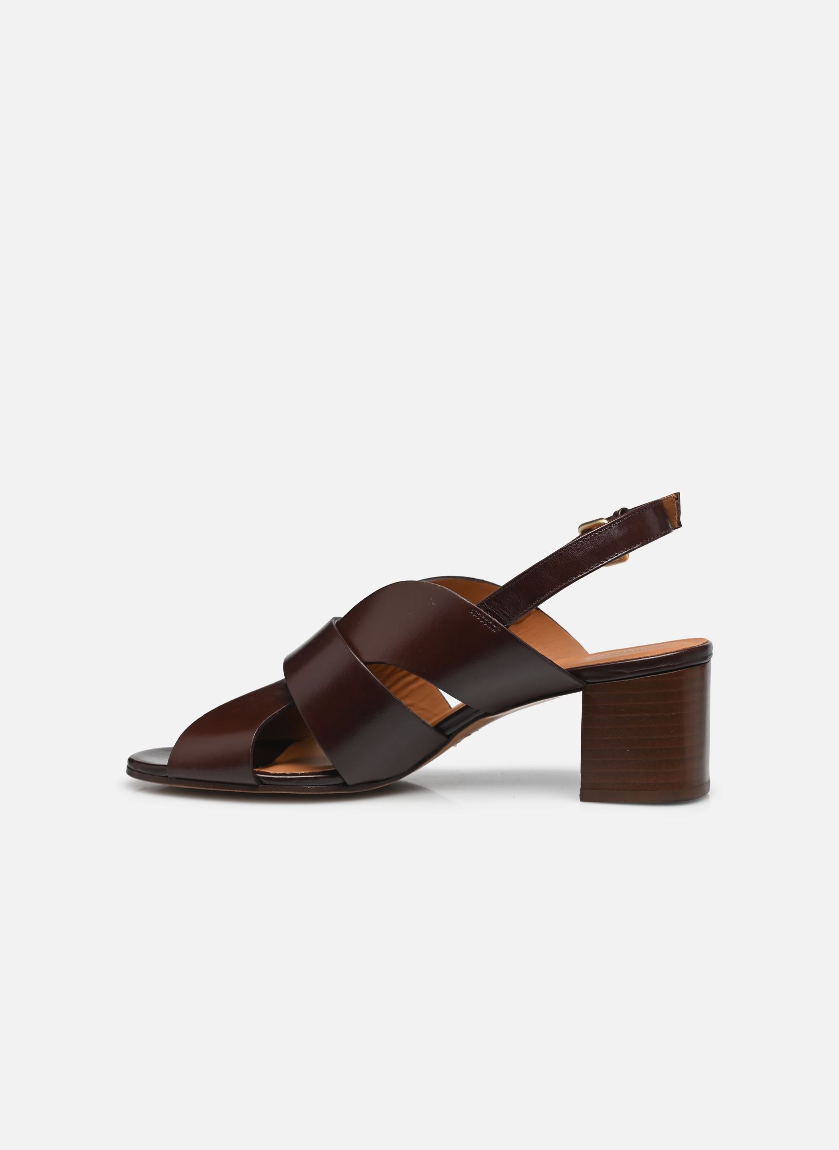 Sandales Sandales n°551 - Cuir - Ebène femme marron Rivecour Sandales Sandales n°551 - Cuir - Ebène femme marron EBÈNE