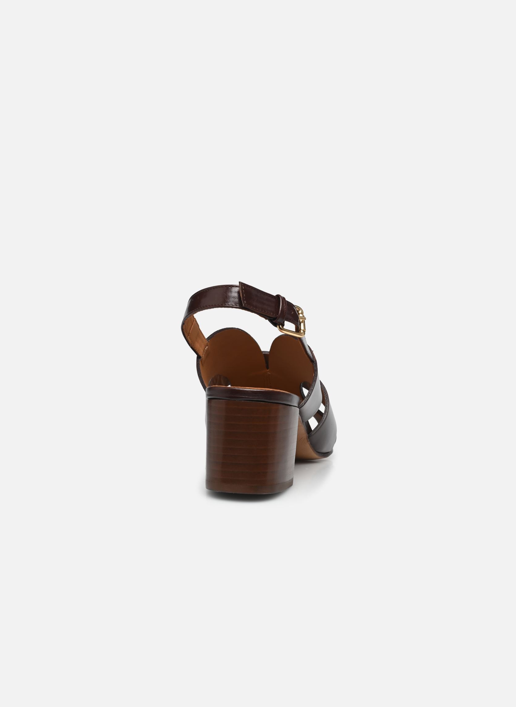 Sandales Sandales n°551 - Cuir - Ebène femme marron Rivecour Sandales Sandales n°551 - Cuir - Ebène femme marron EBÈNE
