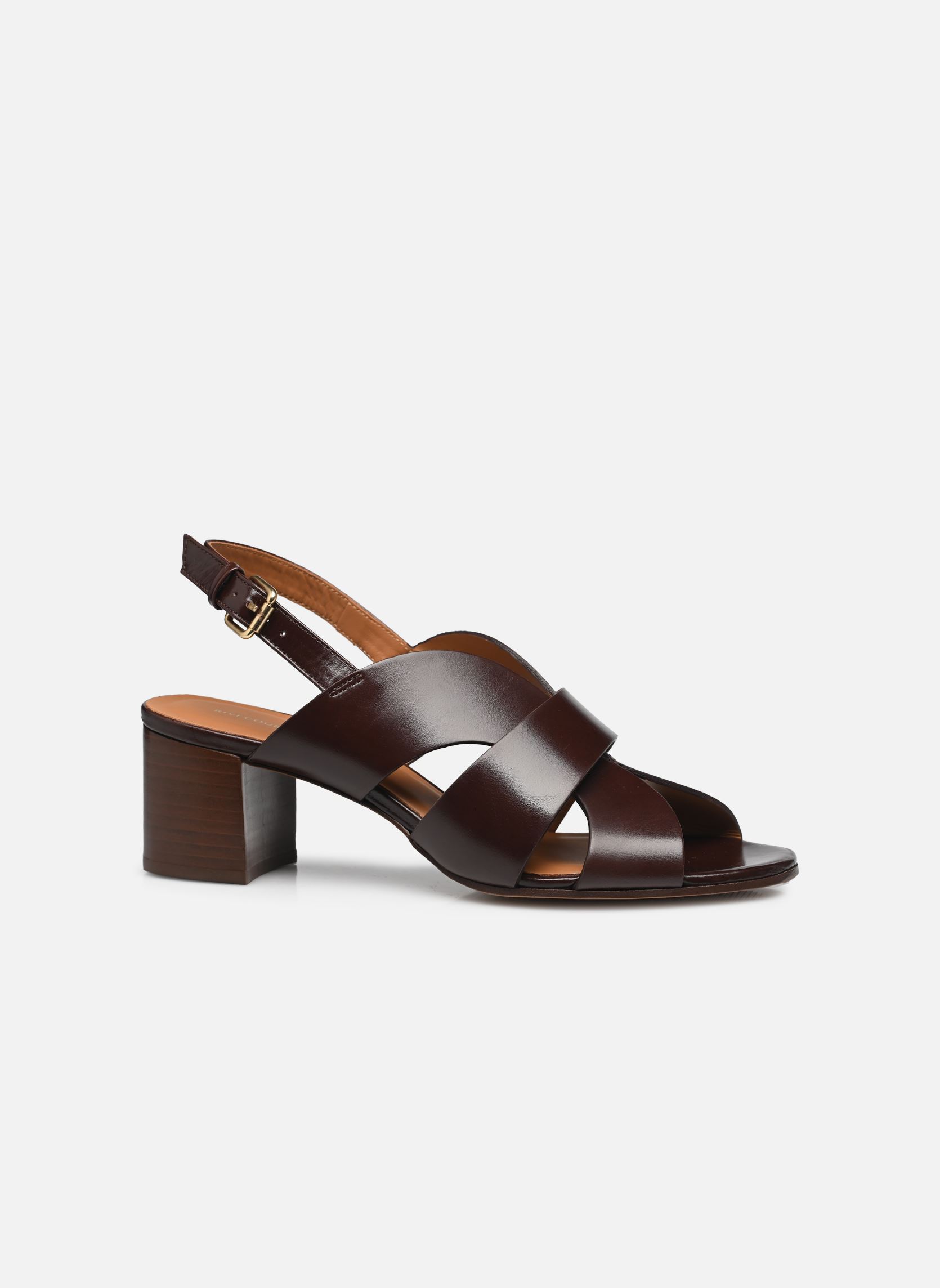 Sandales Sandales n°551 - Cuir - Ebène femme marron Rivecour Sandales Sandales n°551 - Cuir - Ebène femme marron EBÈNE