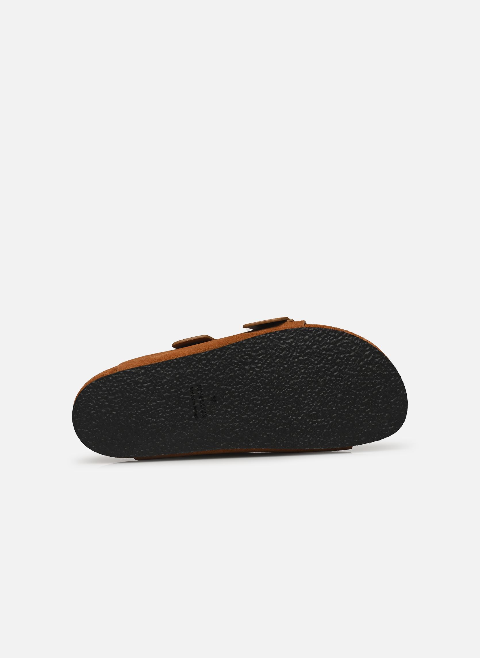 Zuecos y mules Mules n°62 - Suede - Cognac mujer marrón Rivecour Zuecos y mules Mules n°62 - Suede - Cognac mujer marrón COGNAC