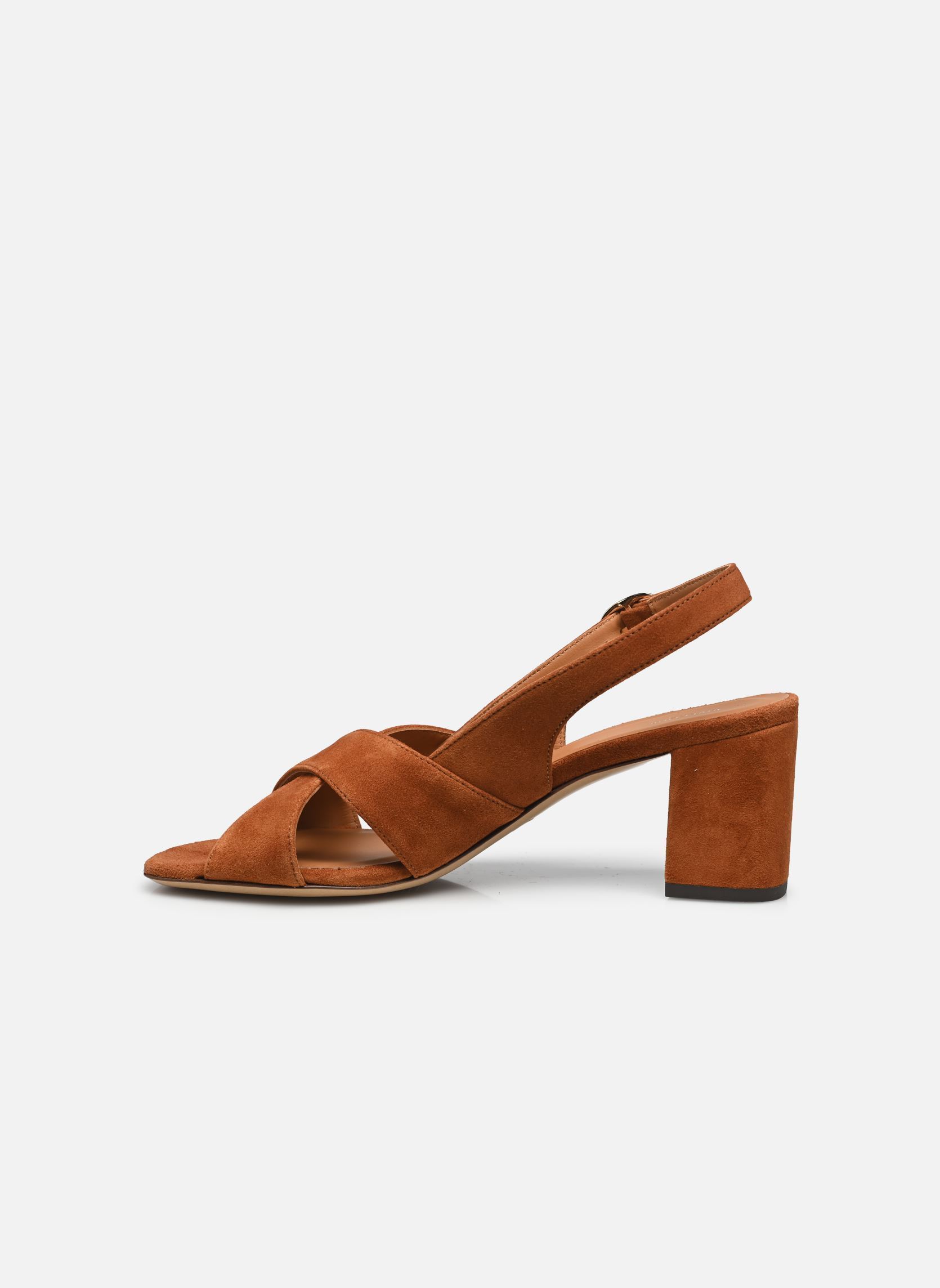 Sandalias Sandales n°652 - Suede - Cognac mujer marrón Rivecour Sandalias Sandales n°652 - Suede - Cognac mujer marrón COGNAC