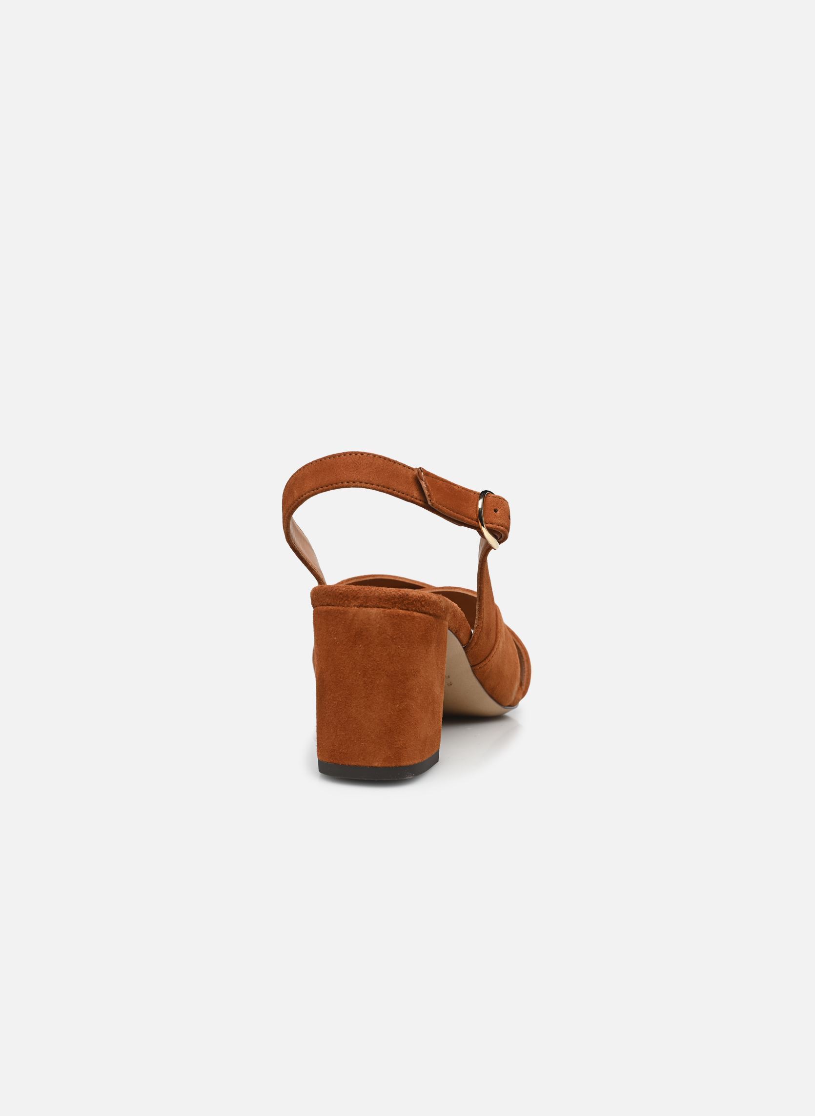 Sandalias Sandales n°652 - Suede - Cognac mujer marrón Rivecour Sandalias Sandales n°652 - Suede - Cognac mujer marrón COGNAC