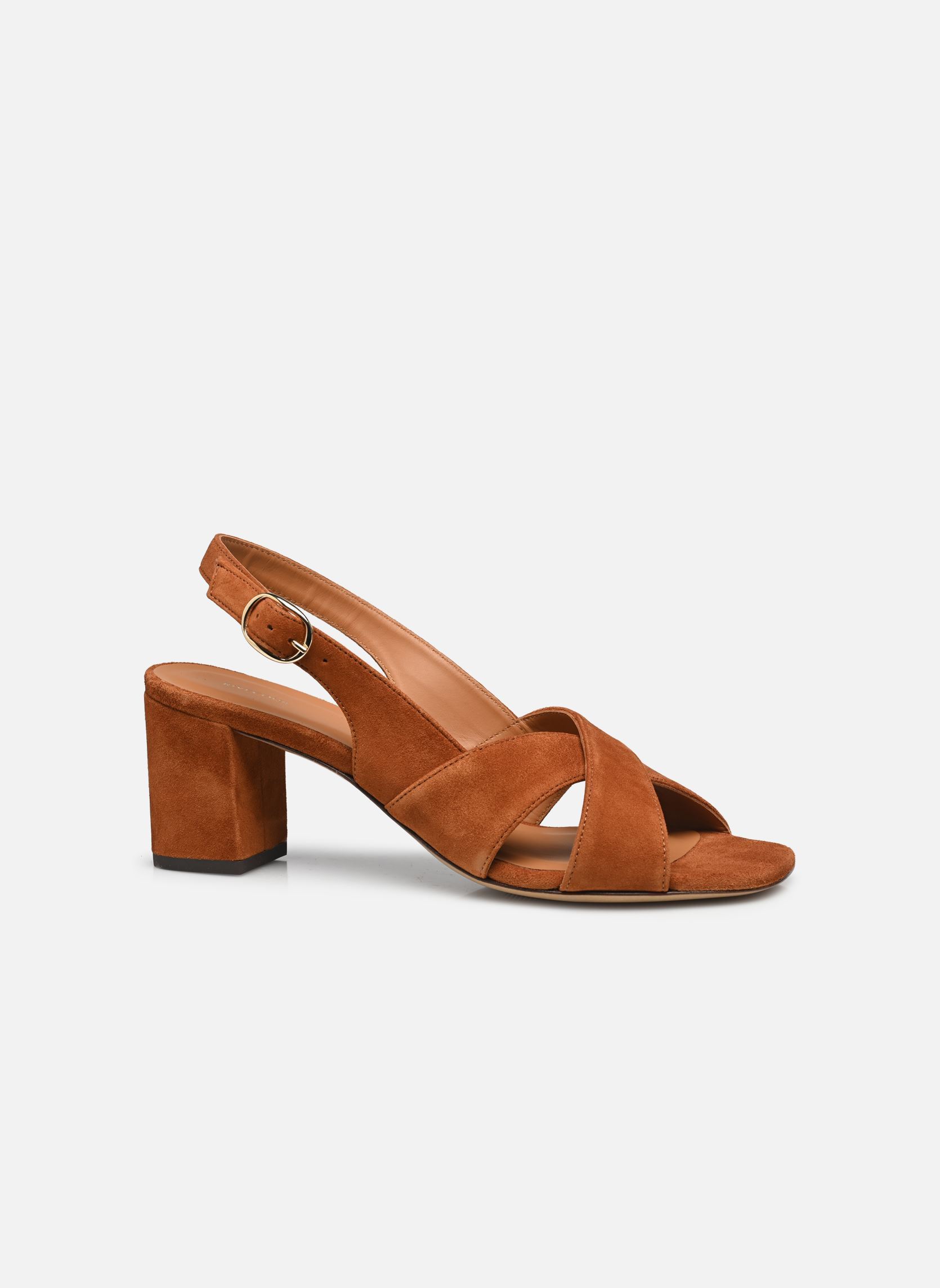 Sandalias Sandales n°652 - Suede - Cognac mujer marrón Rivecour Sandalias Sandales n°652 - Suede - Cognac mujer marrón COGNAC
