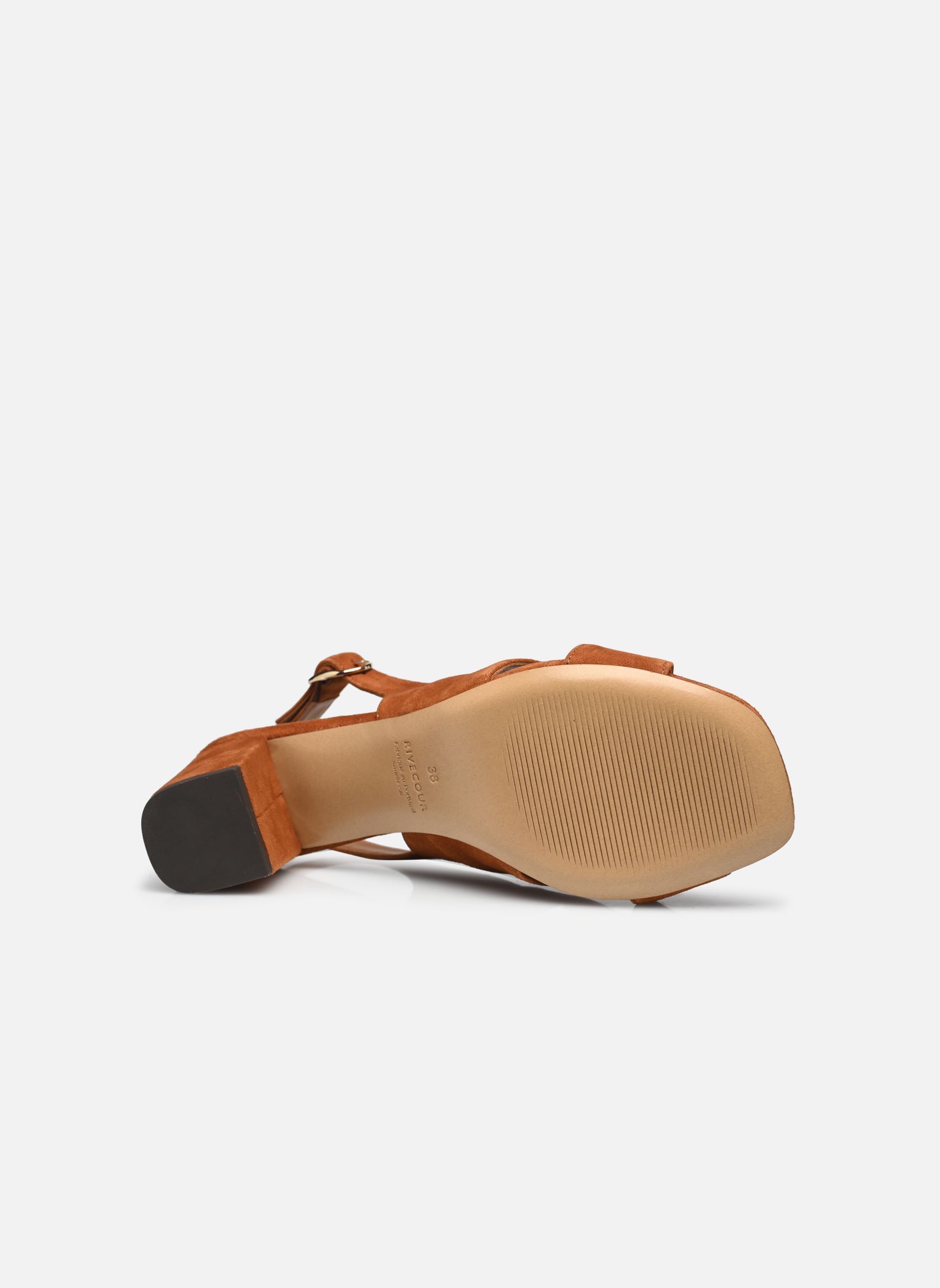Sandalias Sandales n°652 - Suede - Cognac mujer marrón Rivecour Sandalias Sandales n°652 - Suede - Cognac mujer marrón COGNAC