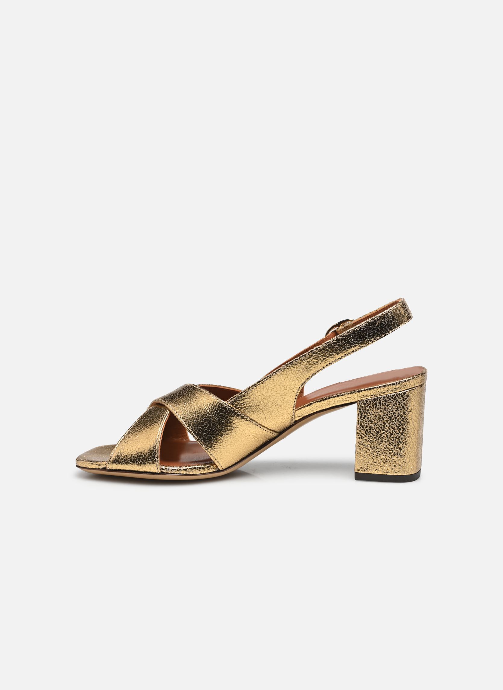 Sandalen Sandales n°652 - Cuir craquelé - Doré damen gold und bronze Rivecour Sandalen Sandales n°652 - Cuir craquelé - Doré damen gold und bronze DORÉ