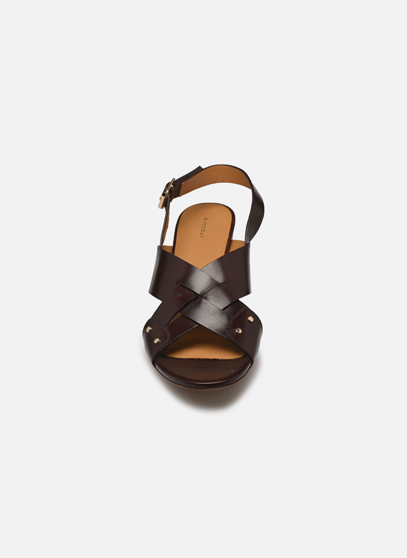Sandalen Sandales n°688 - Cuir - Ebène damen braun Rivecour Sandalen Sandales n°688 - Cuir - Ebène damen braun EBÈNE