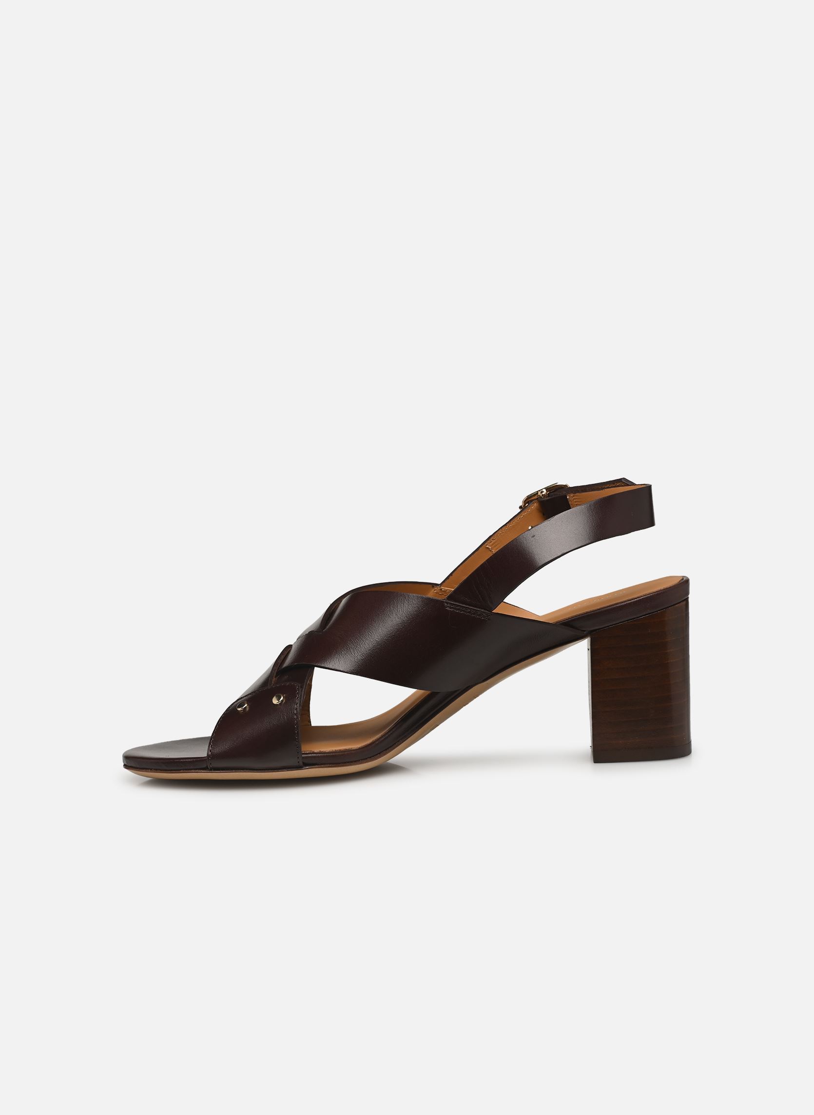 Sandalen Sandales n°688 - Cuir - Ebène damen braun Rivecour Sandalen Sandales n°688 - Cuir - Ebène damen braun EBÈNE