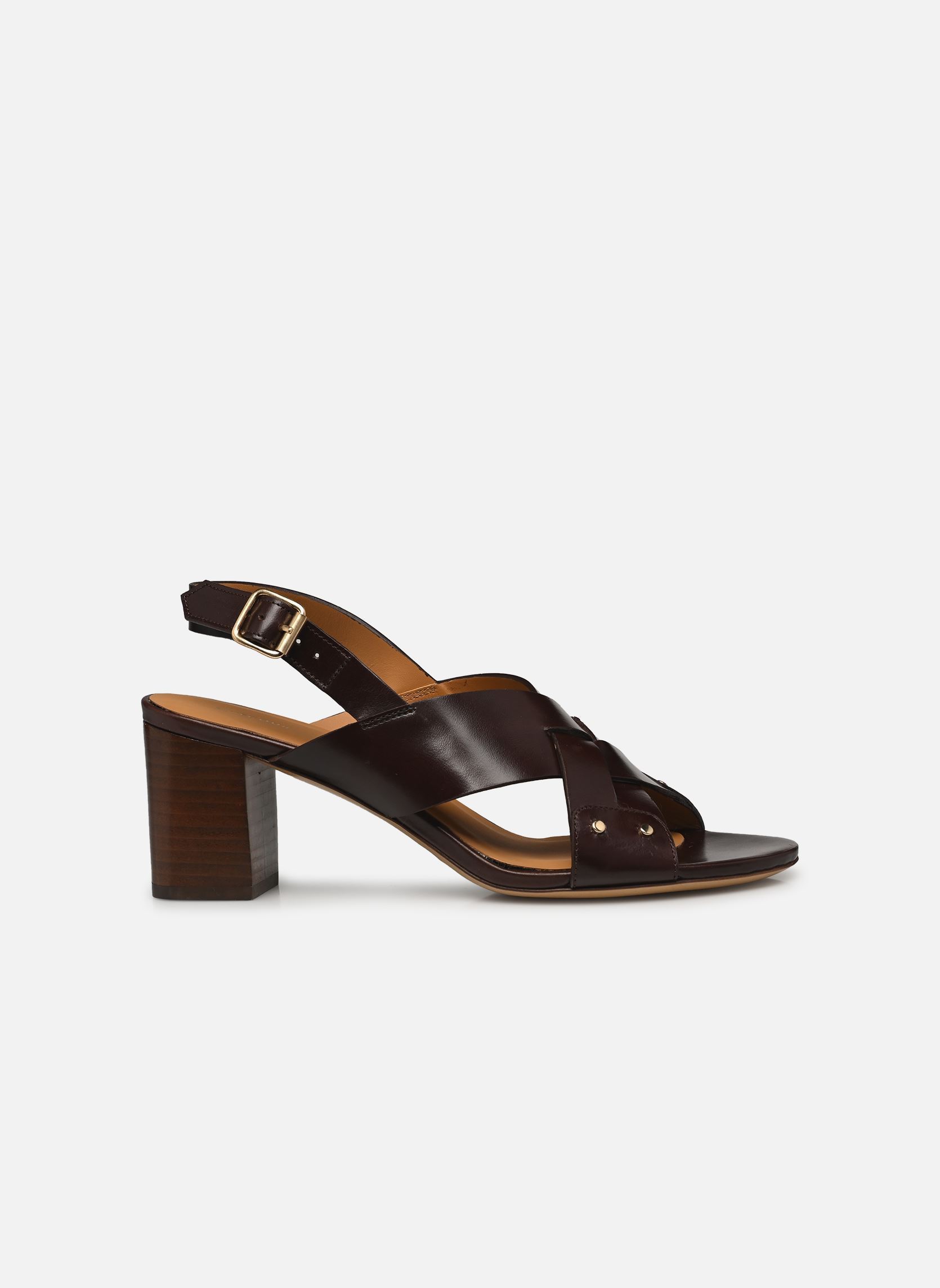 Sandalen Sandales n°688 - Cuir - Ebène damen braun Rivecour Sandalen Sandales n°688 - Cuir - Ebène damen braun EBÈNE