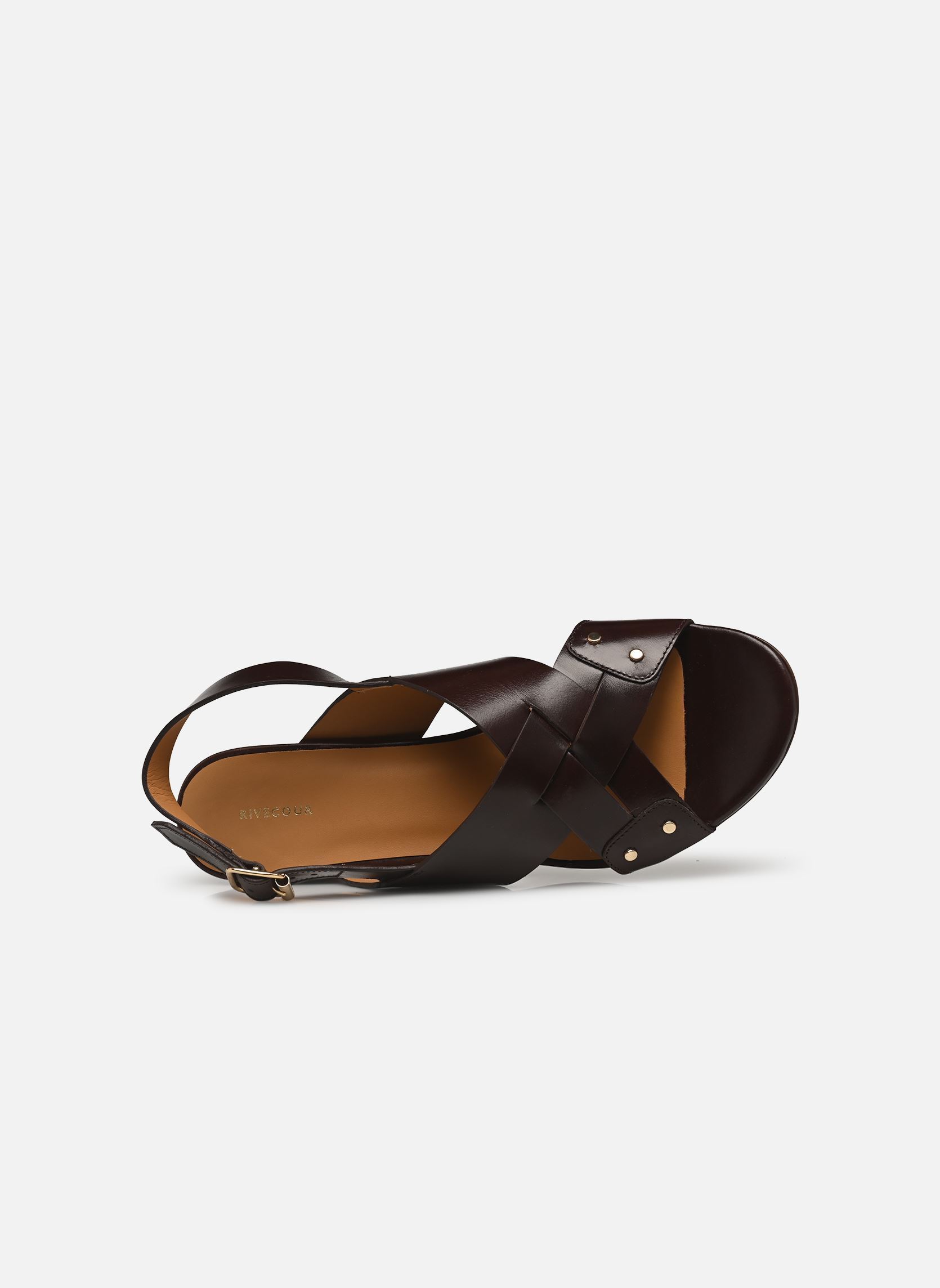 Sandalen Sandales n°688 - Cuir - Ebène damen braun Rivecour Sandalen Sandales n°688 - Cuir - Ebène damen braun EBÈNE
