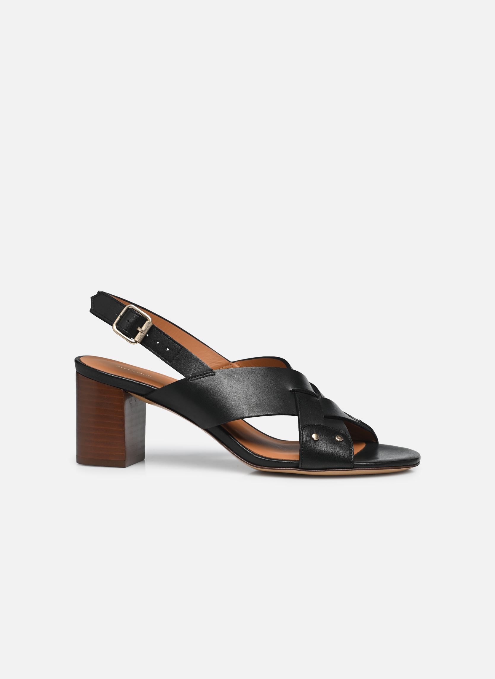 Sandalias Sandales n°688 - Cuir - Noir mujer negro Rivecour Sandalias Sandales n°688 - Cuir - Noir mujer negro NOIR