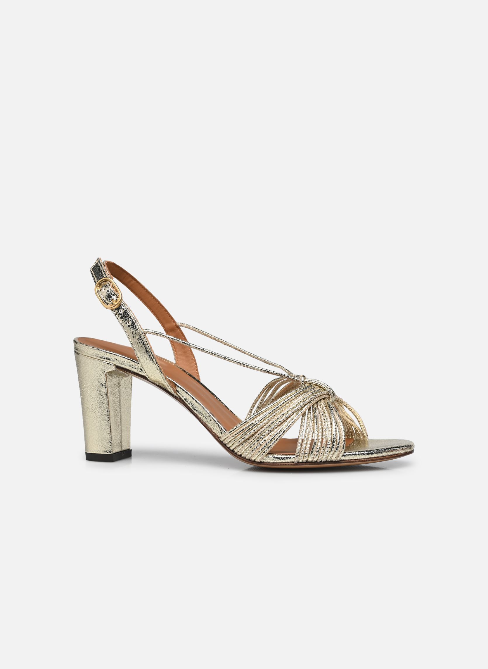 Sandalen Sandales n°778 - Cuir craquelé - Or Blan dames goud en brons Rivecour Sandalen Sandales n°778 - Cuir craquelé - Or Blan dames goud en brons OR BLANC