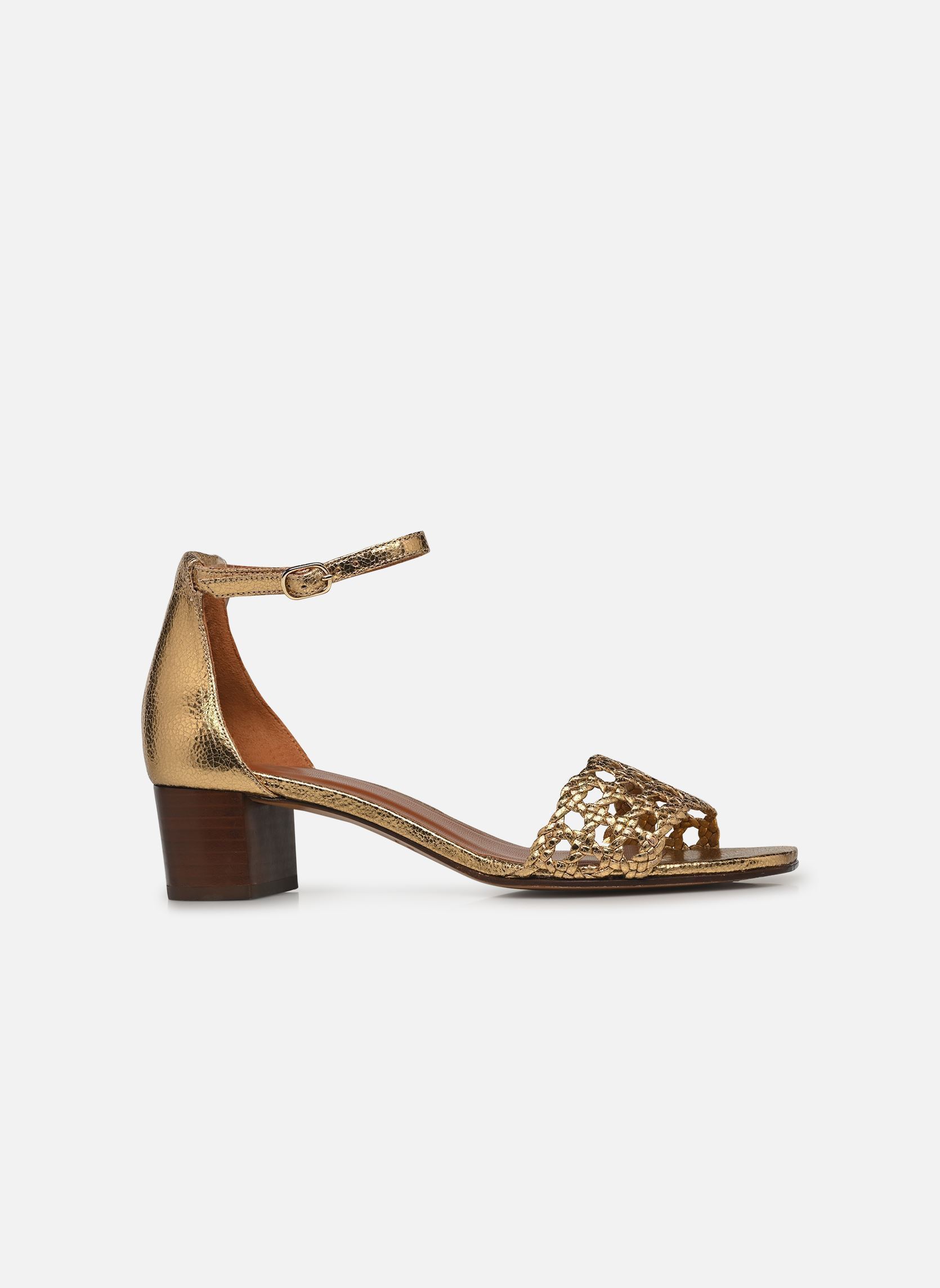 Sandalen Sandales n°890 - Cuir craquelé - Doré dames goud en brons Rivecour Sandalen Sandales n°890 - Cuir craquelé - Doré dames goud en brons DORÉ