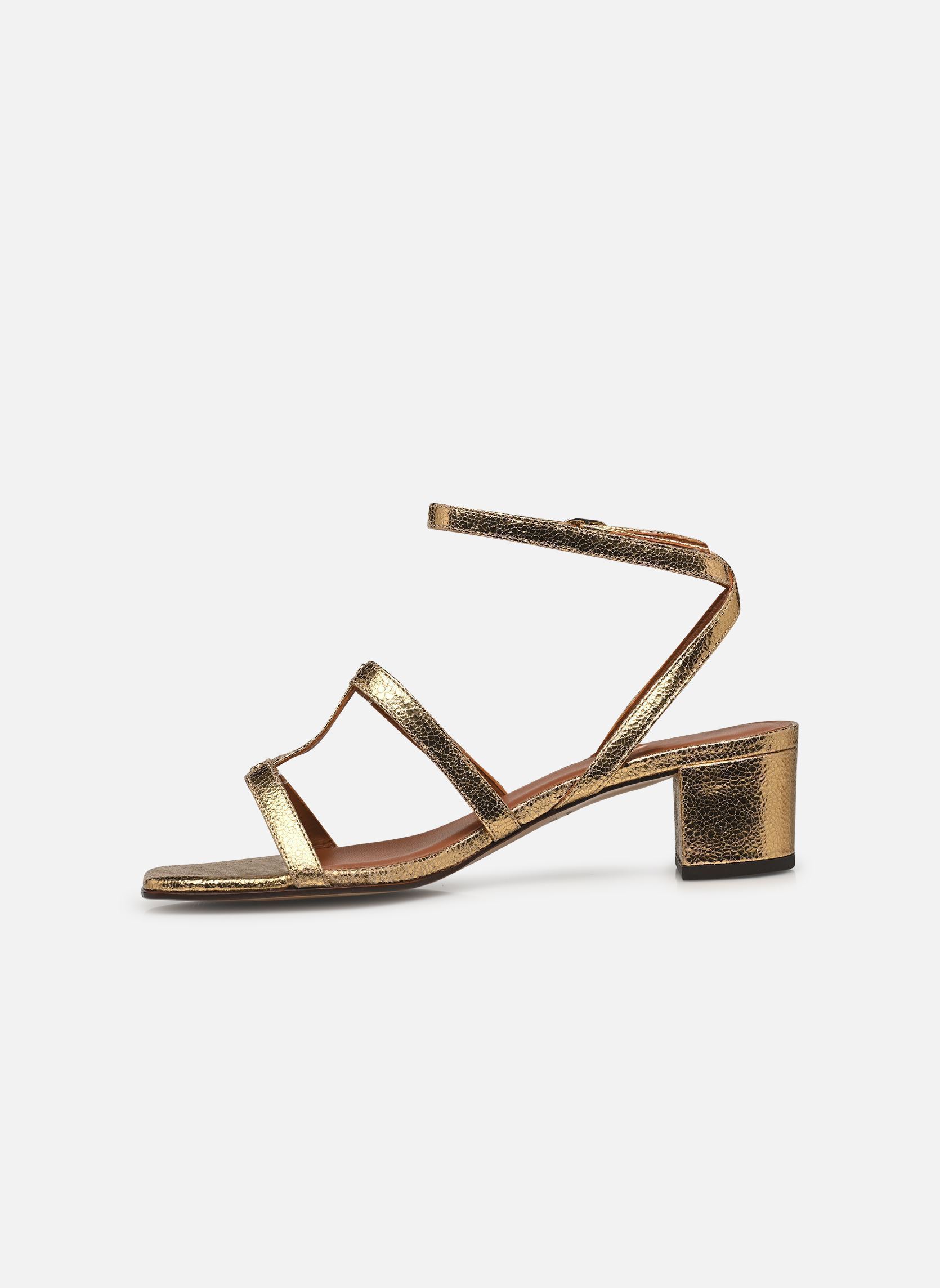 Sandalen Sandales n°902 - Cuir craquelé - Doré dames goud en brons Rivecour Sandalen Sandales n°902 - Cuir craquelé - Doré dames goud en brons DORÉ