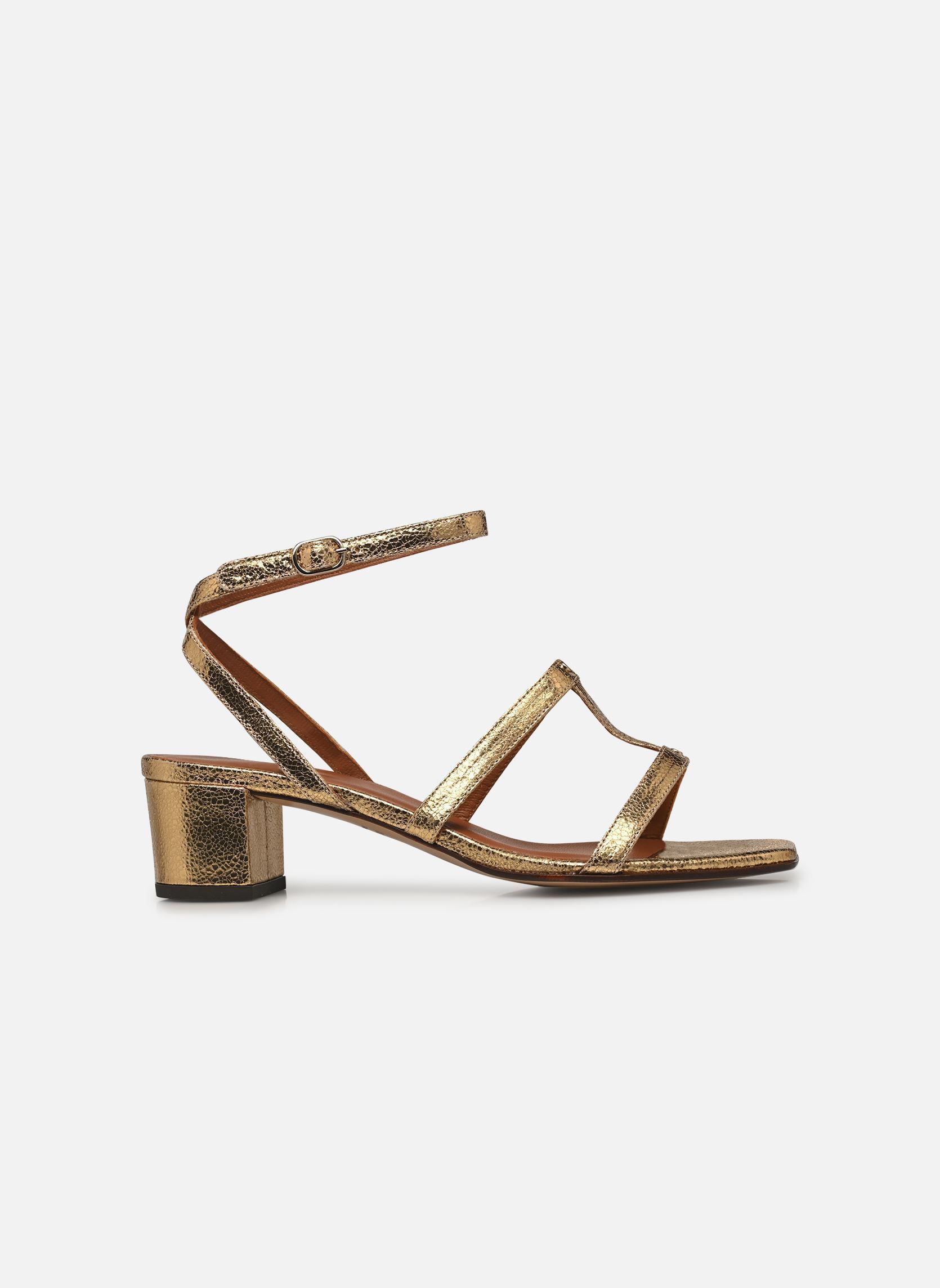 Sandalen Sandales n°902 - Cuir craquelé - Doré dames goud en brons Rivecour Sandalen Sandales n°902 - Cuir craquelé - Doré dames goud en brons DORÉ
