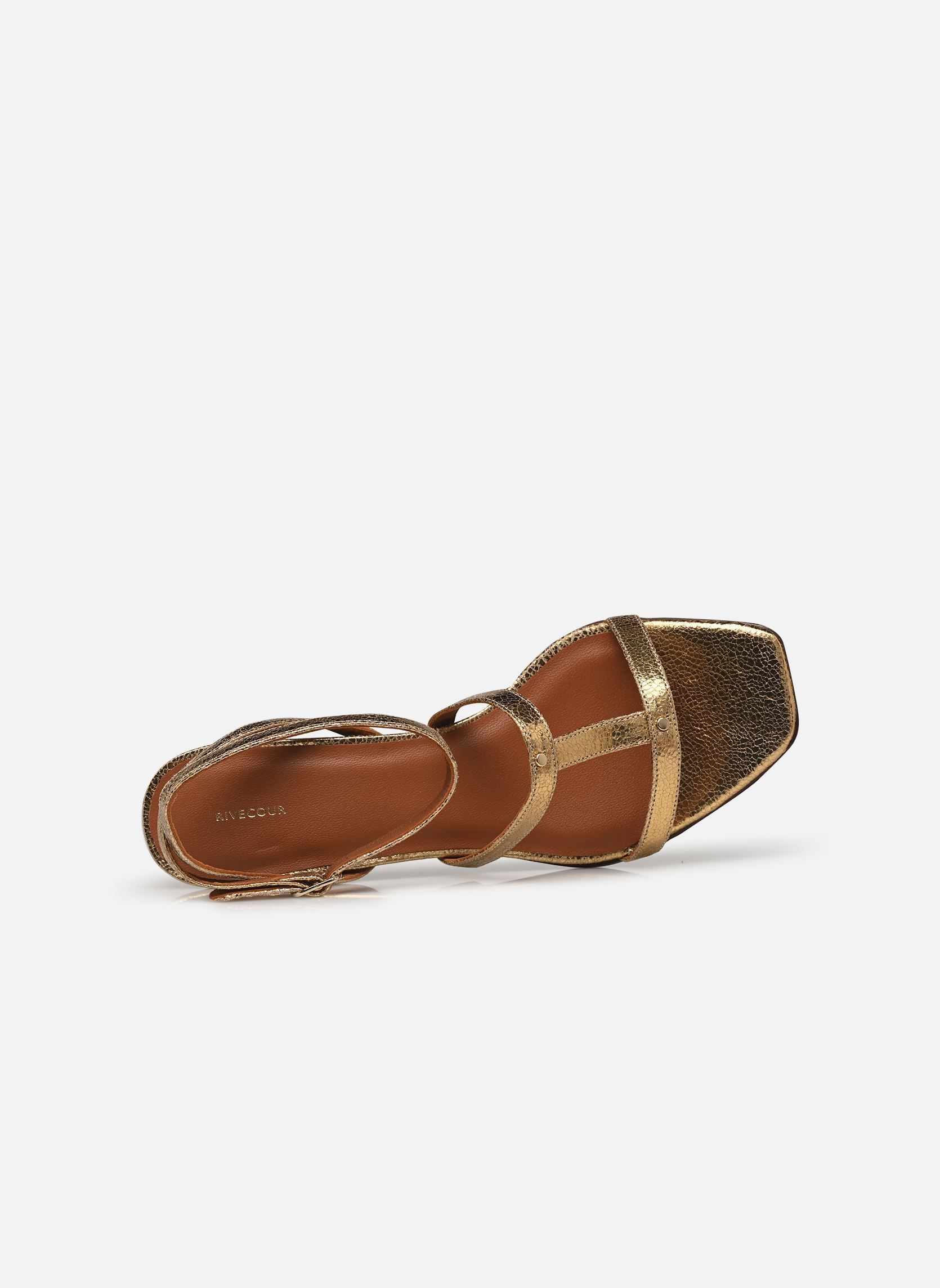 Sandalen Sandales n°902 - Cuir craquelé - Doré dames goud en brons Rivecour Sandalen Sandales n°902 - Cuir craquelé - Doré dames goud en brons DORÉ