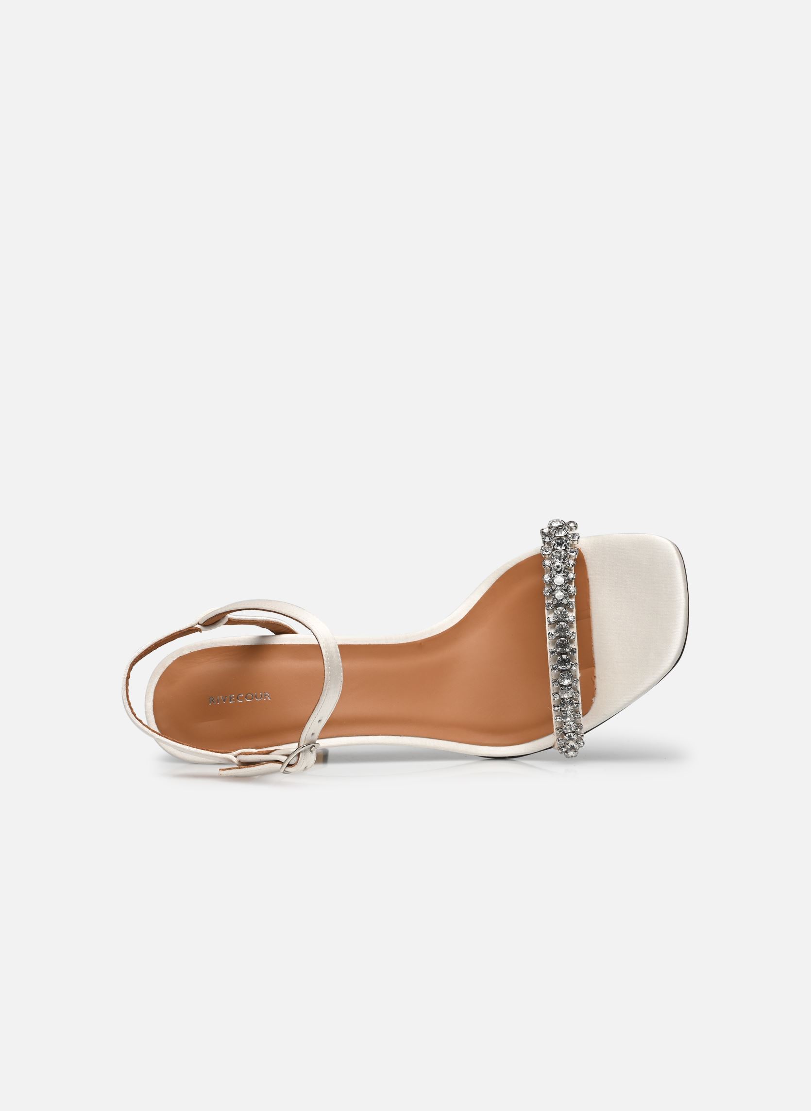 Sandali Sandales n°910 - Satin - Blanc donna bianco Rivecour Sandali Sandales n°910 - Satin - Blanc donna bianco BLANC