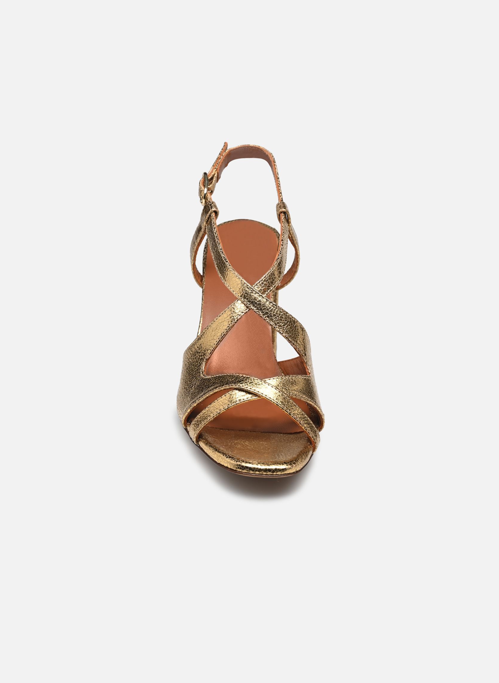 Sandalias Sandales n°953 - Cuir laminé - Doré mujer oro y bronce Rivecour Sandalias Sandales n°953 - Cuir laminé - Doré mujer oro y bronce DORÉ