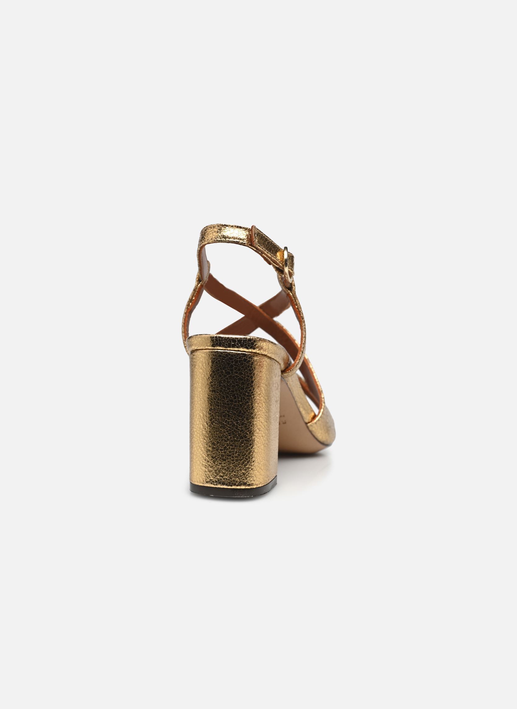 Sandalias Sandales n°953 - Cuir laminé - Doré mujer oro y bronce Rivecour Sandalias Sandales n°953 - Cuir laminé - Doré mujer oro y bronce DORÉ