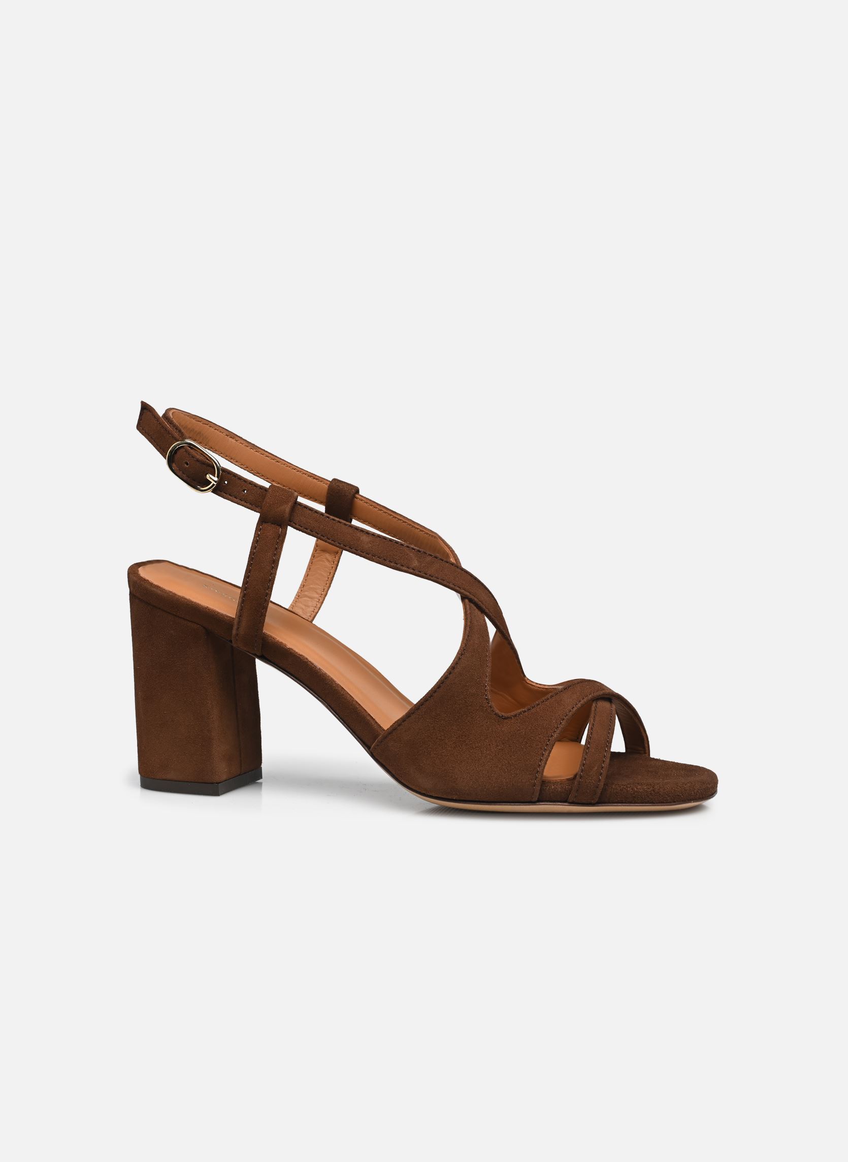 Sandalen Sandales n°953 - Suede - Noisette dames bruin Rivecour Sandalen Sandales n°953 - Suede - Noisette dames bruin NOISETTE