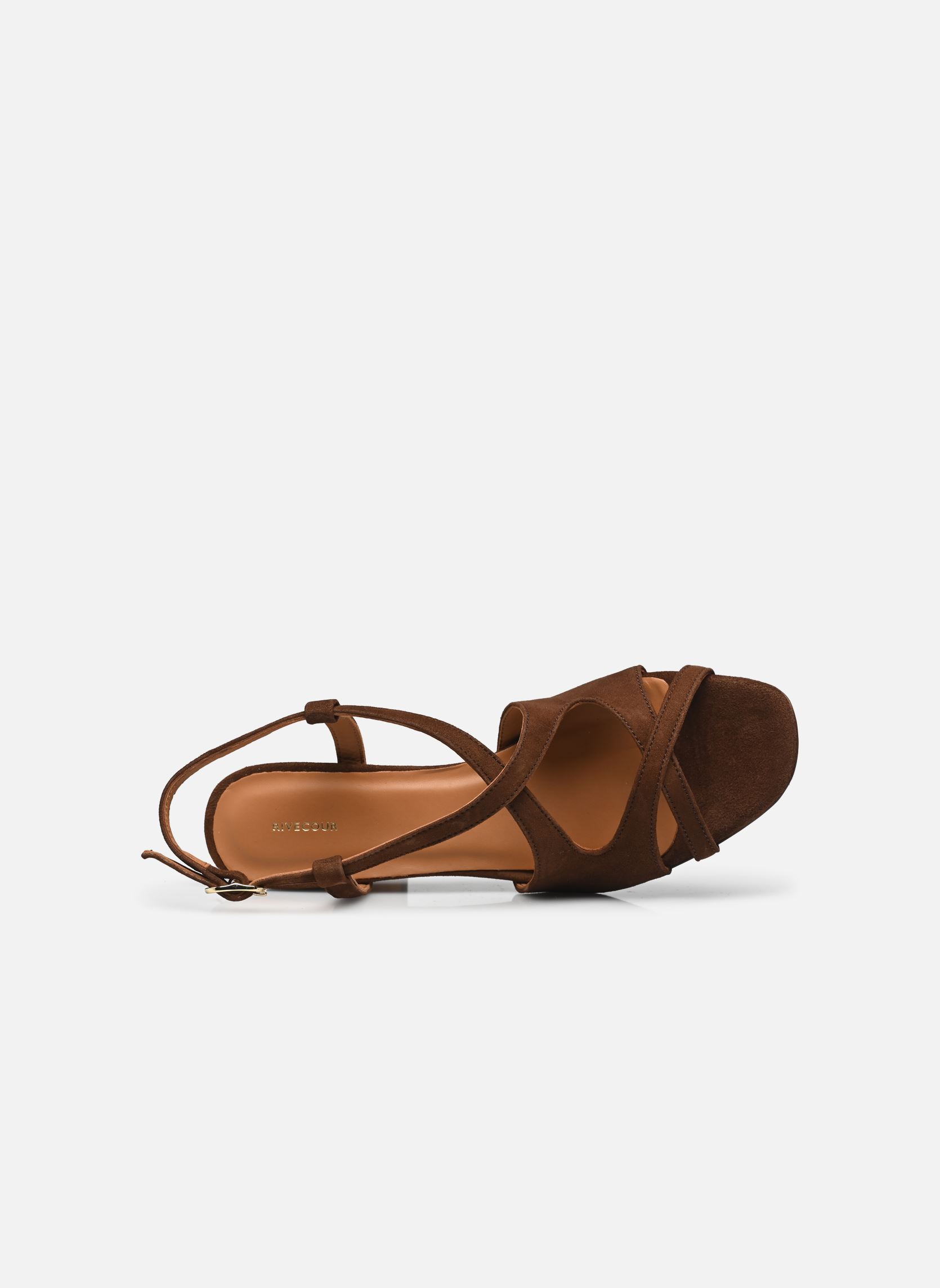 Sandalen Sandales n°953 - Suede - Noisette dames bruin Rivecour Sandalen Sandales n°953 - Suede - Noisette dames bruin NOISETTE