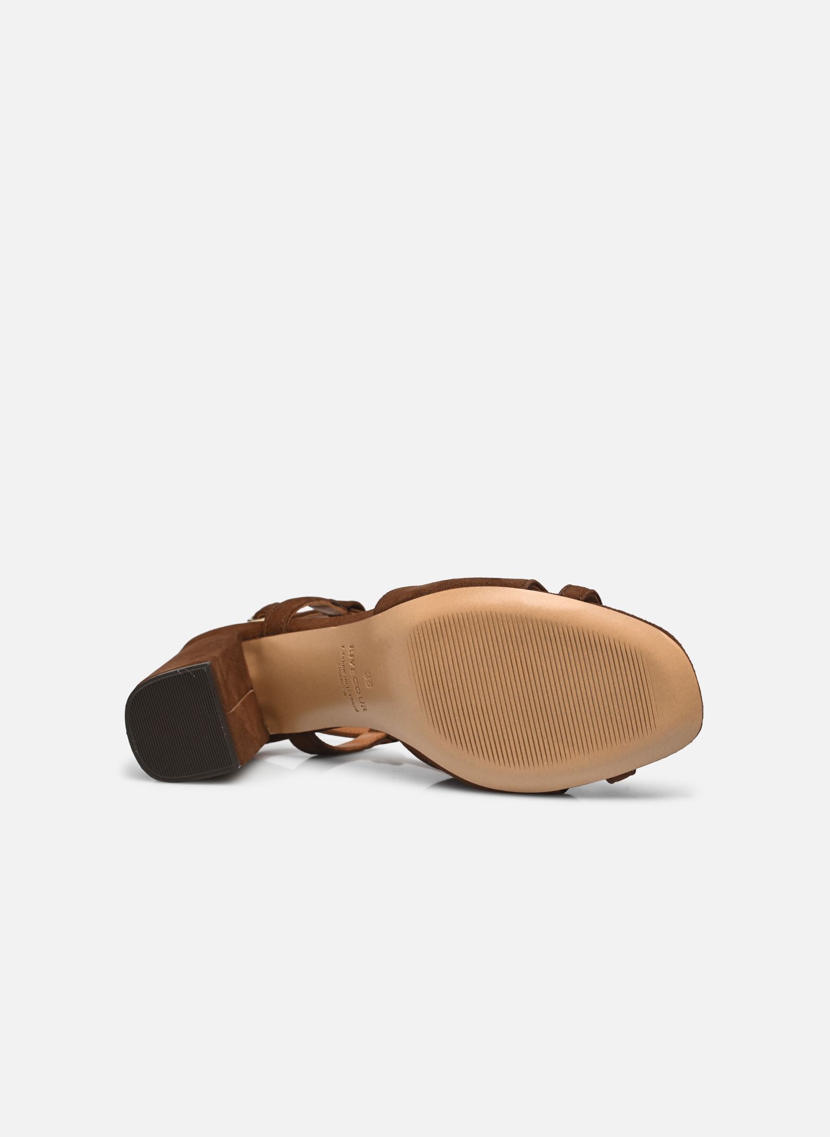 Sandalen Sandales n°953 - Suede - Noisette dames bruin Rivecour Sandalen Sandales n°953 - Suede - Noisette dames bruin NOISETTE