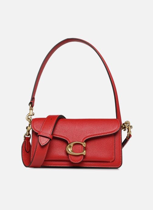 Coach Taschen Polished Pebble Leather Tabby Shoulder B damen rot