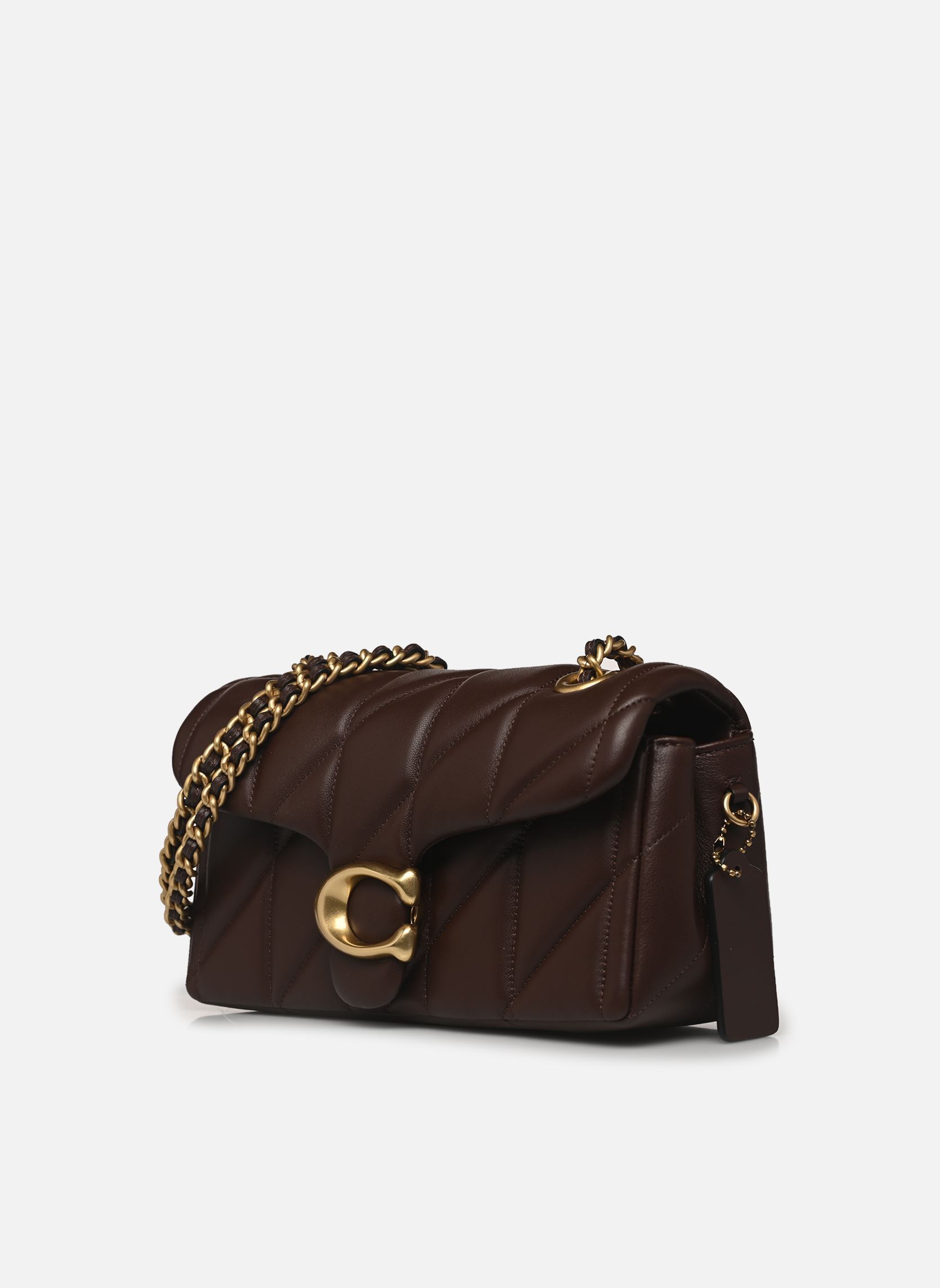 Bandolera Quilted Tabby Shoulder Bag 20 with Chain mujer marrón Coach Bandolera Quilted Tabby Shoulder Bag 20 with Chain mujer marrón B4/MAPLE