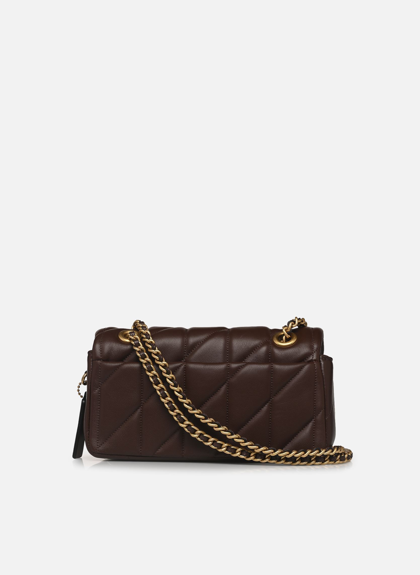 Bandolera Quilted Tabby Shoulder Bag 20 with Chain mujer marrón Coach Bandolera Quilted Tabby Shoulder Bag 20 with Chain mujer marrón B4/MAPLE