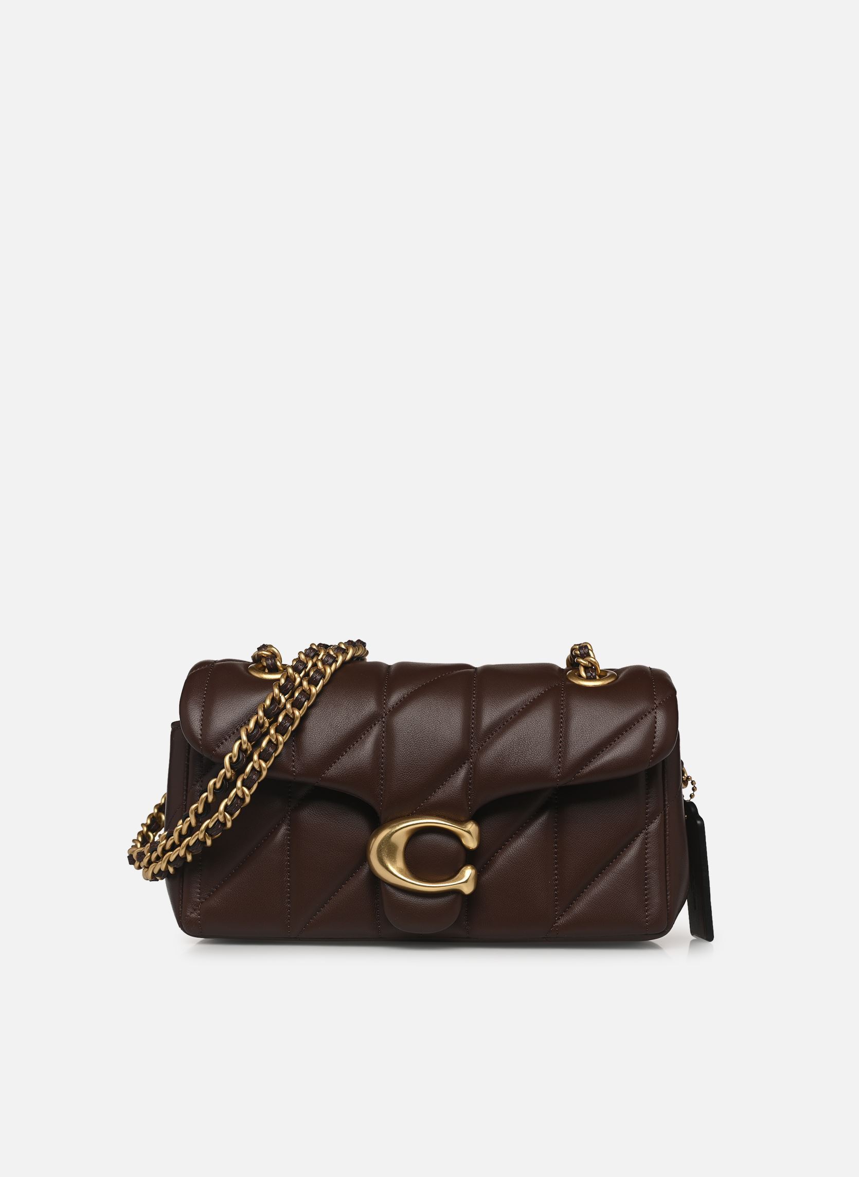 Bandolera Quilted Tabby Shoulder Bag 20 with Chain mujer marrón Coach Bandolera Quilted Tabby Shoulder Bag 20 with Chain mujer marrón B4/MAPLE