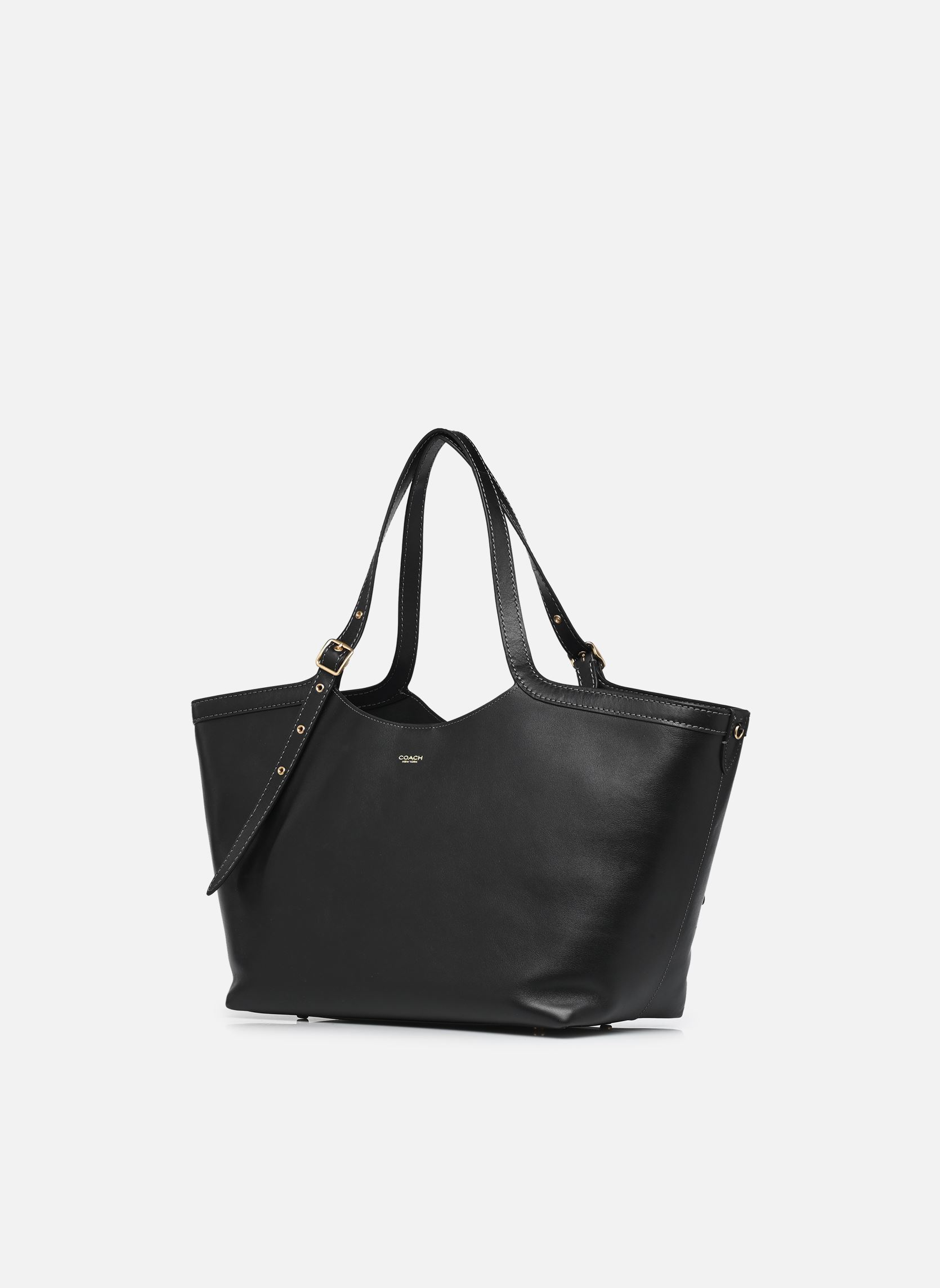 Cabas Natural Grain Leather Gramercy Tote femme noir Coach Cabas Natural Grain Leather Gramercy Tote femme noir B4/BLACK