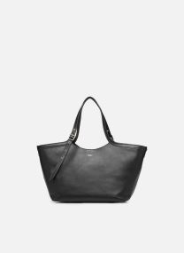 Cabas Natural Grain Leather Gramercy Tote femme noir
