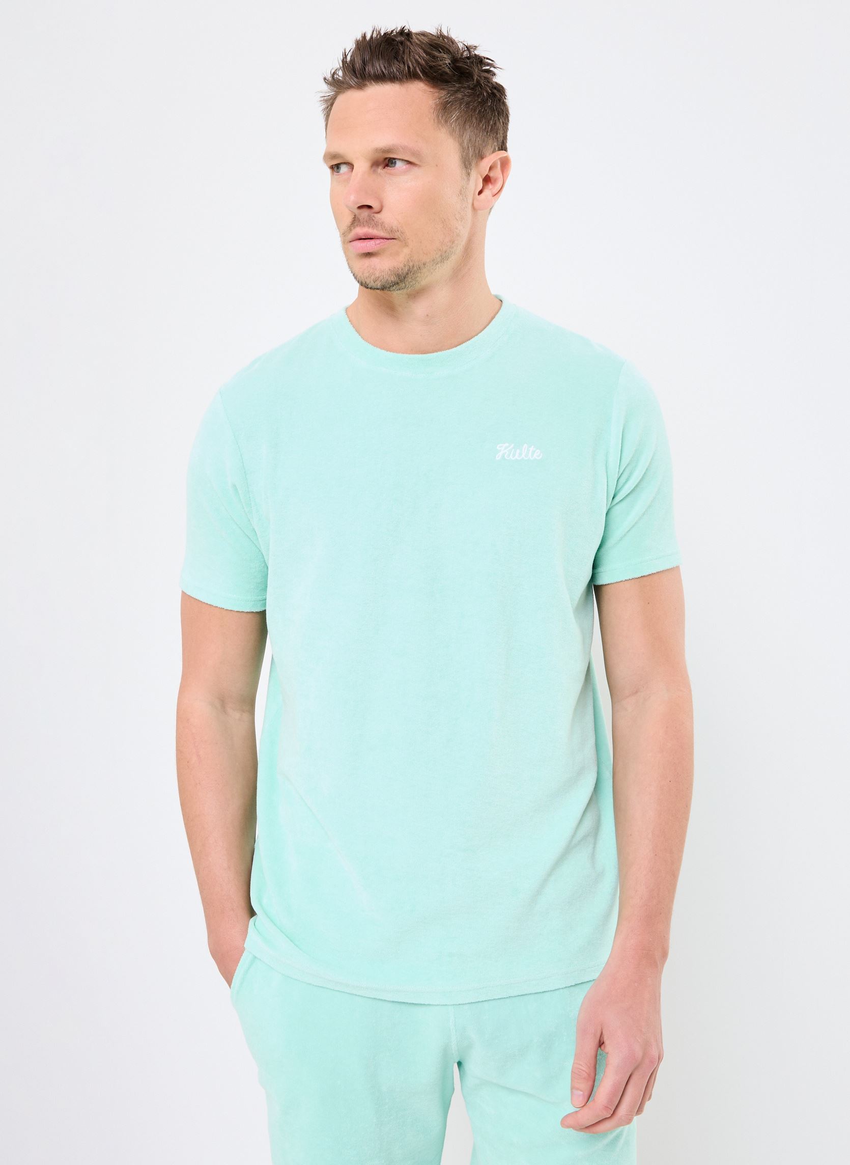 Tee-shirts manches courtes TS SPONGE homme vert Kulte Tee-shirts manches courtes TS SPONGE homme vert MINT