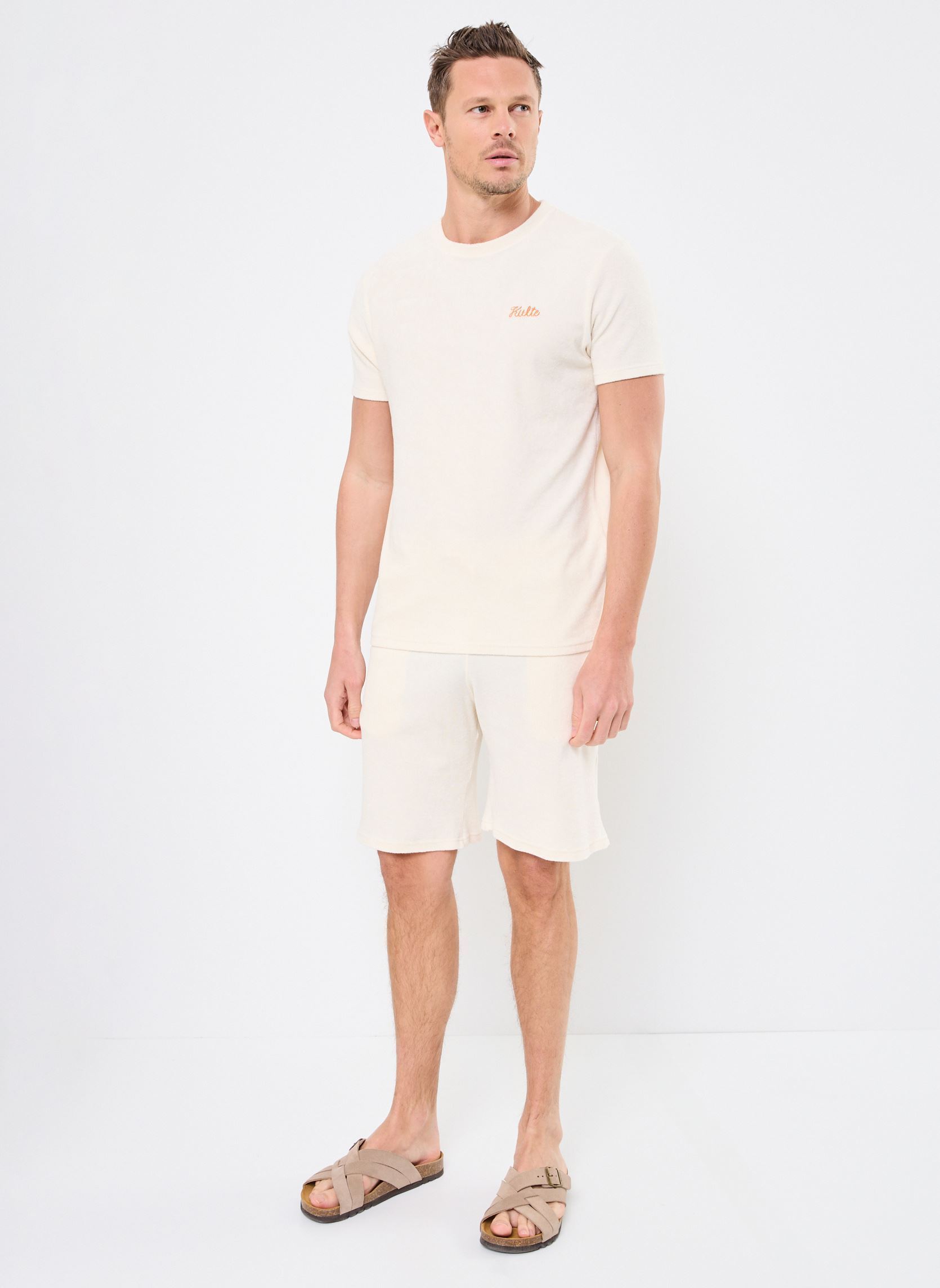 Tee-shirts manches courtes TS SPONGE homme blanc Kulte Tee-shirts manches courtes TS SPONGE homme blanc OFF WHITE