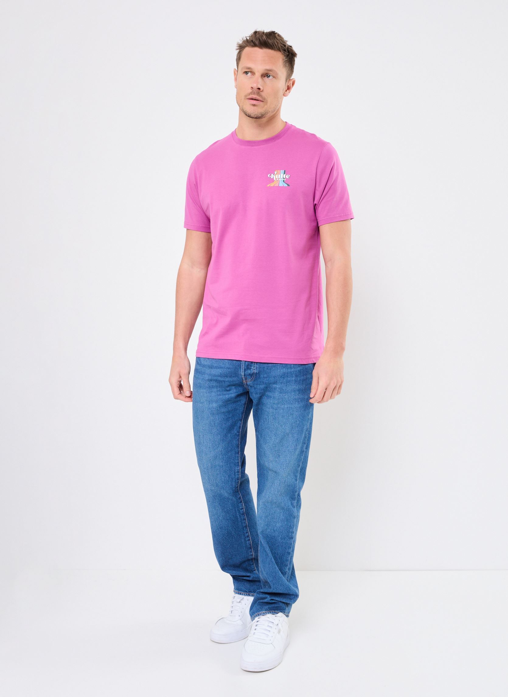 Tee-shirts manches courtes TS KASKADE homme violet Kulte Tee-shirts manches courtes TS KASKADE homme violet RAISIN