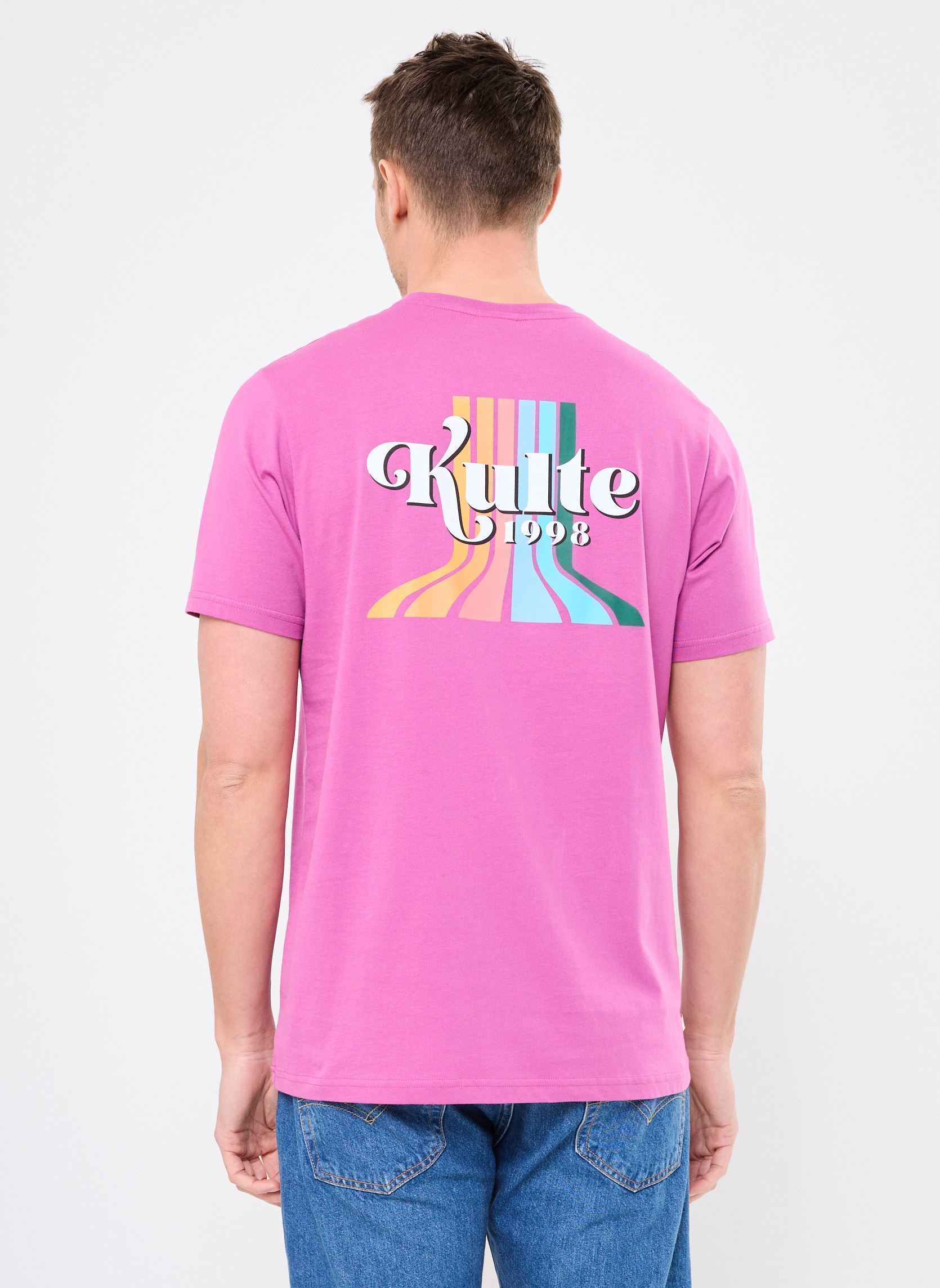 Tee-shirts manches courtes TS KASKADE homme violet Kulte Tee-shirts manches courtes TS KASKADE homme violet RAISIN