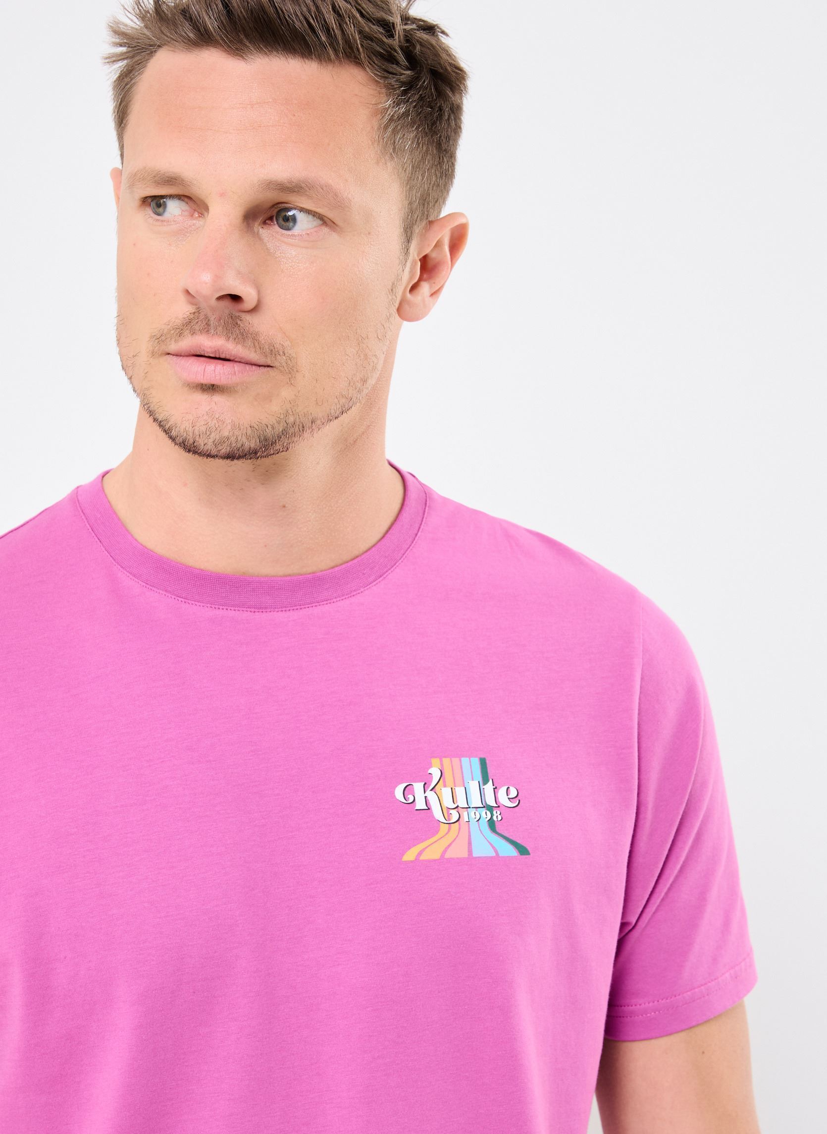 Tee-shirts manches courtes TS KASKADE homme violet Kulte Tee-shirts manches courtes TS KASKADE homme violet RAISIN