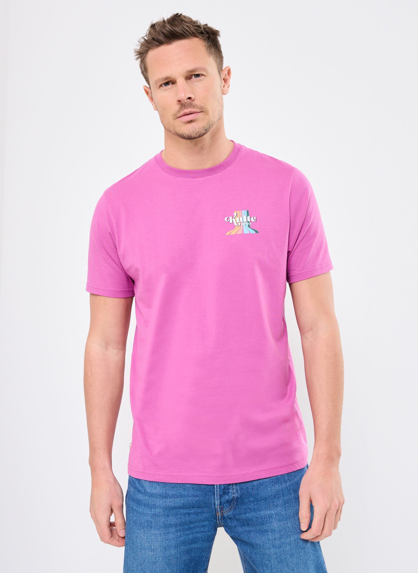 Tee-shirts manches courtes TS KASKADE homme violet Kulte Tee-shirts manches courtes TS KASKADE homme violet RAISIN