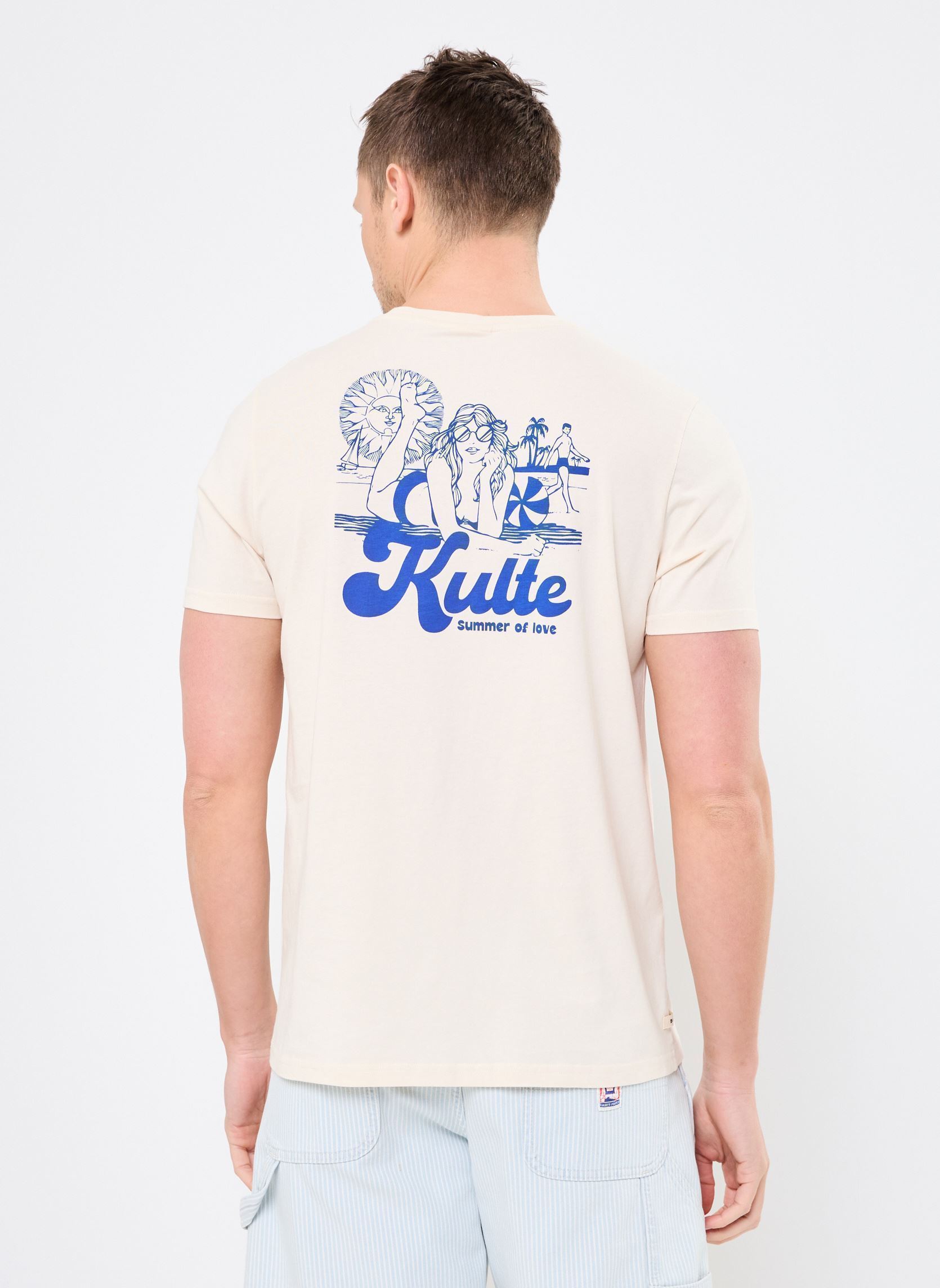 Tee-shirts manches courtes TS LOVE homme blanc Kulte Tee-shirts manches courtes TS LOVE homme blanc OFF WHITE