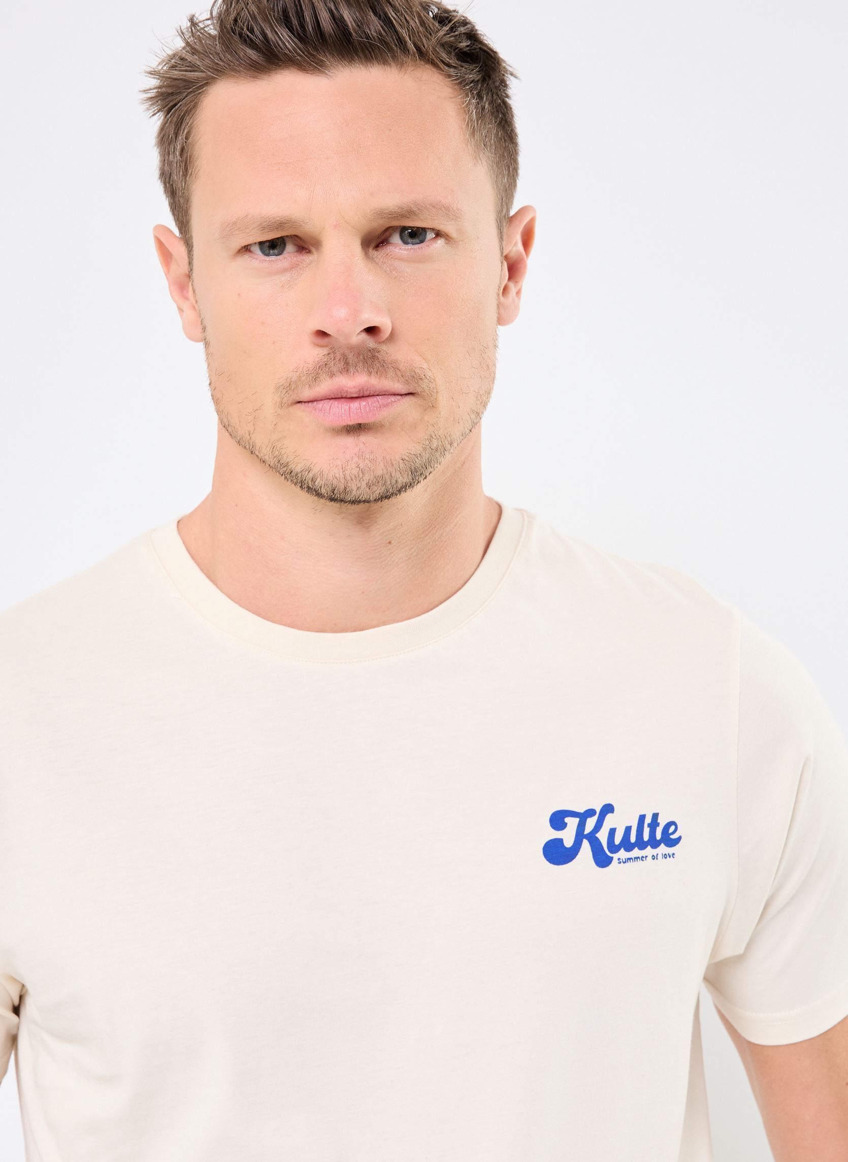 Tee-shirts manches courtes TS LOVE homme blanc Kulte Tee-shirts manches courtes TS LOVE homme blanc OFF WHITE